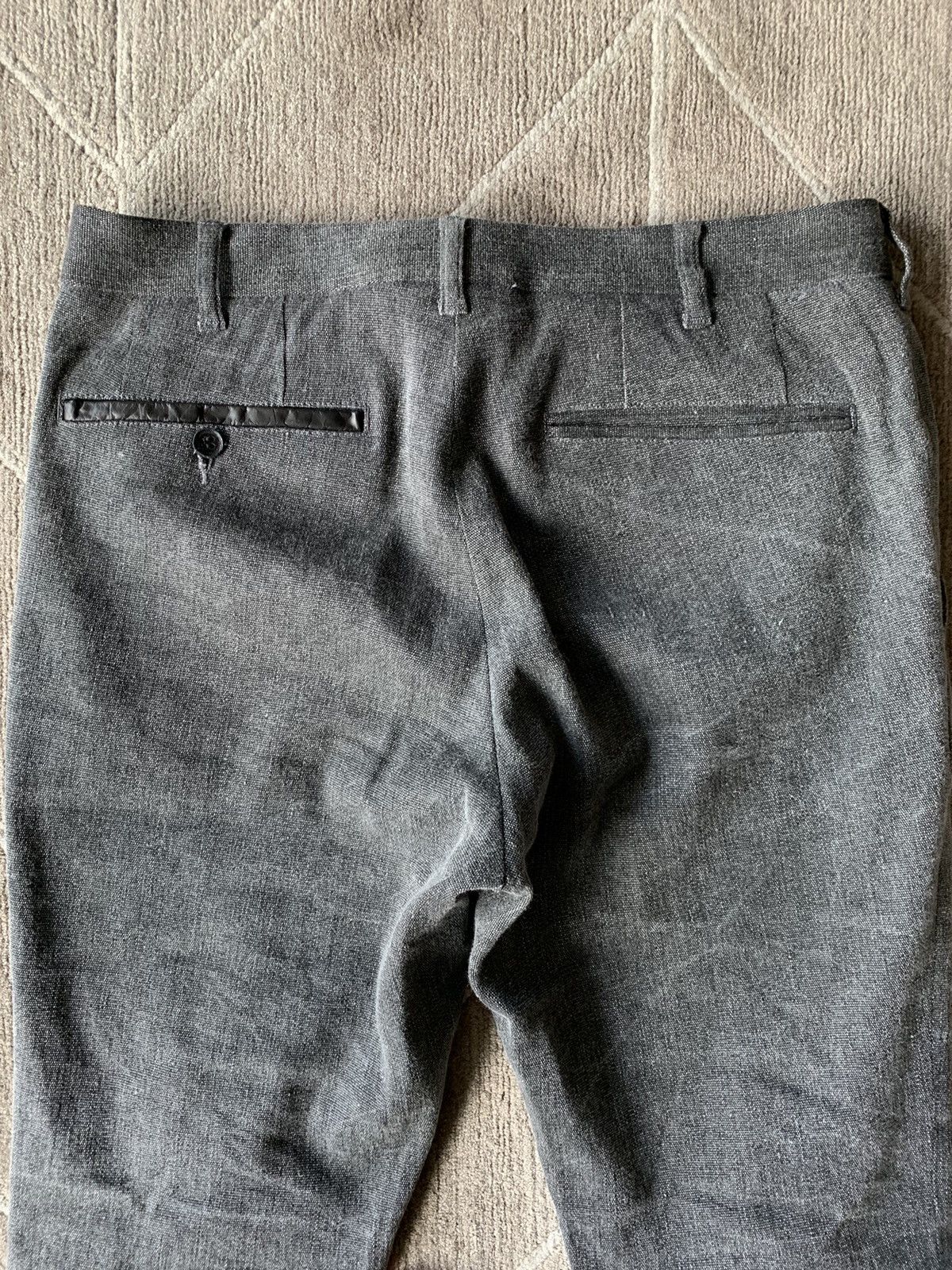 Isamu Katayama Backlash Grey washed cotton cropped pants Size US 30 / EU 46 - 5 Thumbnail