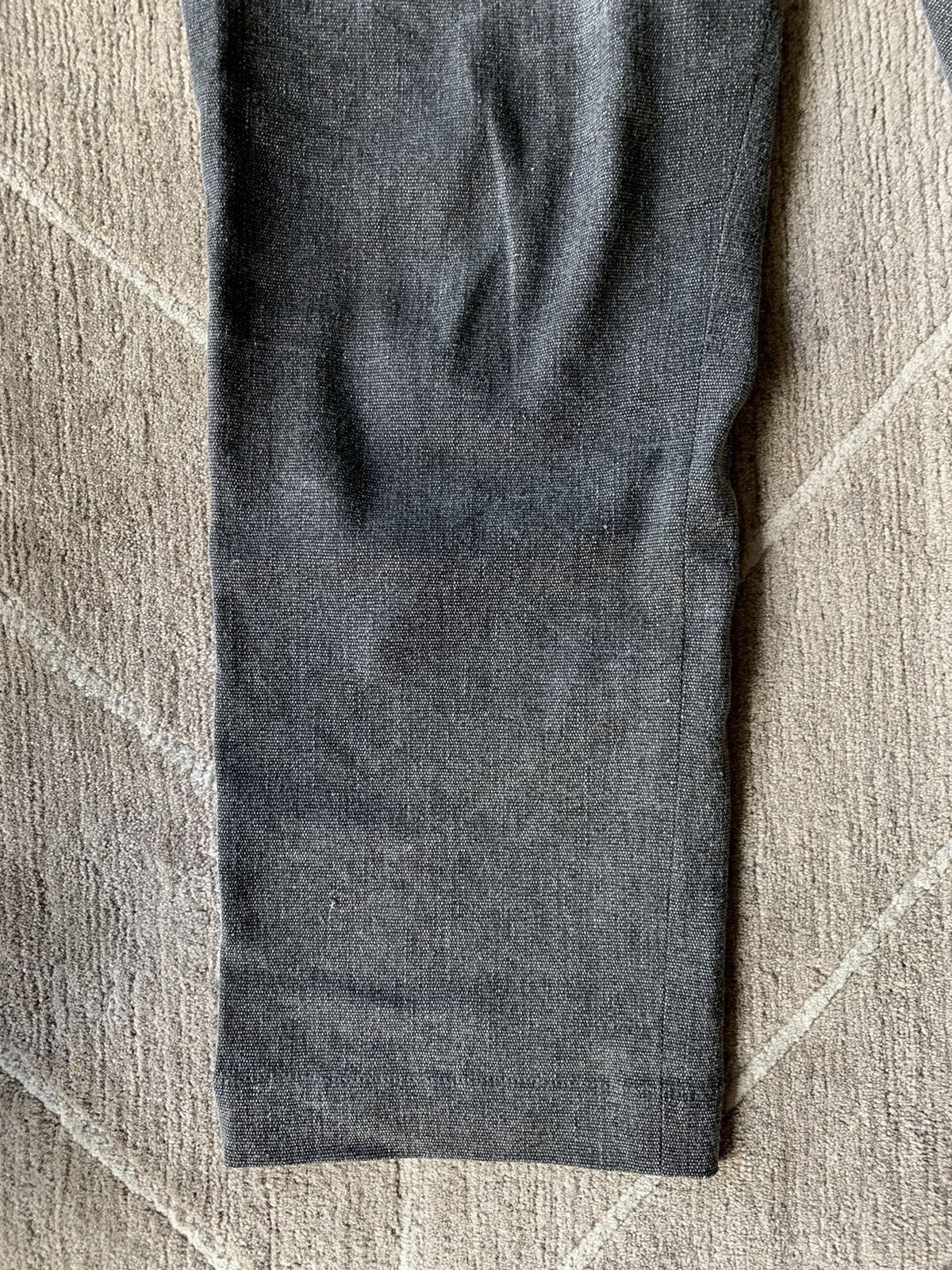 Isamu Katayama Backlash Grey washed cotton cropped pants Size US 30 / EU 46 - 3 Thumbnail
