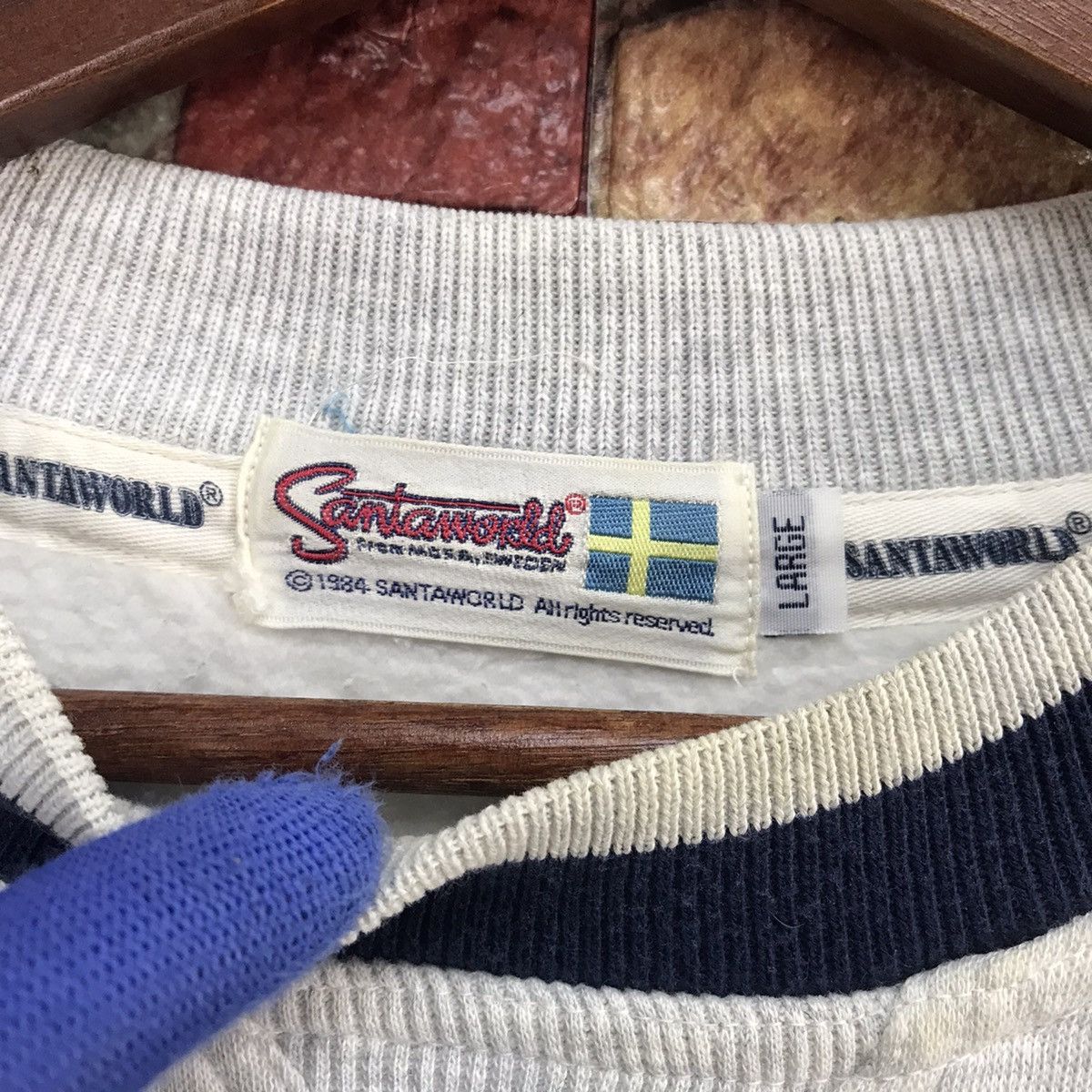 Vintage Vintage 1984 Santaworld sweden crewneck jumper sweatshirt Size US L / EU 52-54 / 3 - 6 Thumbnail