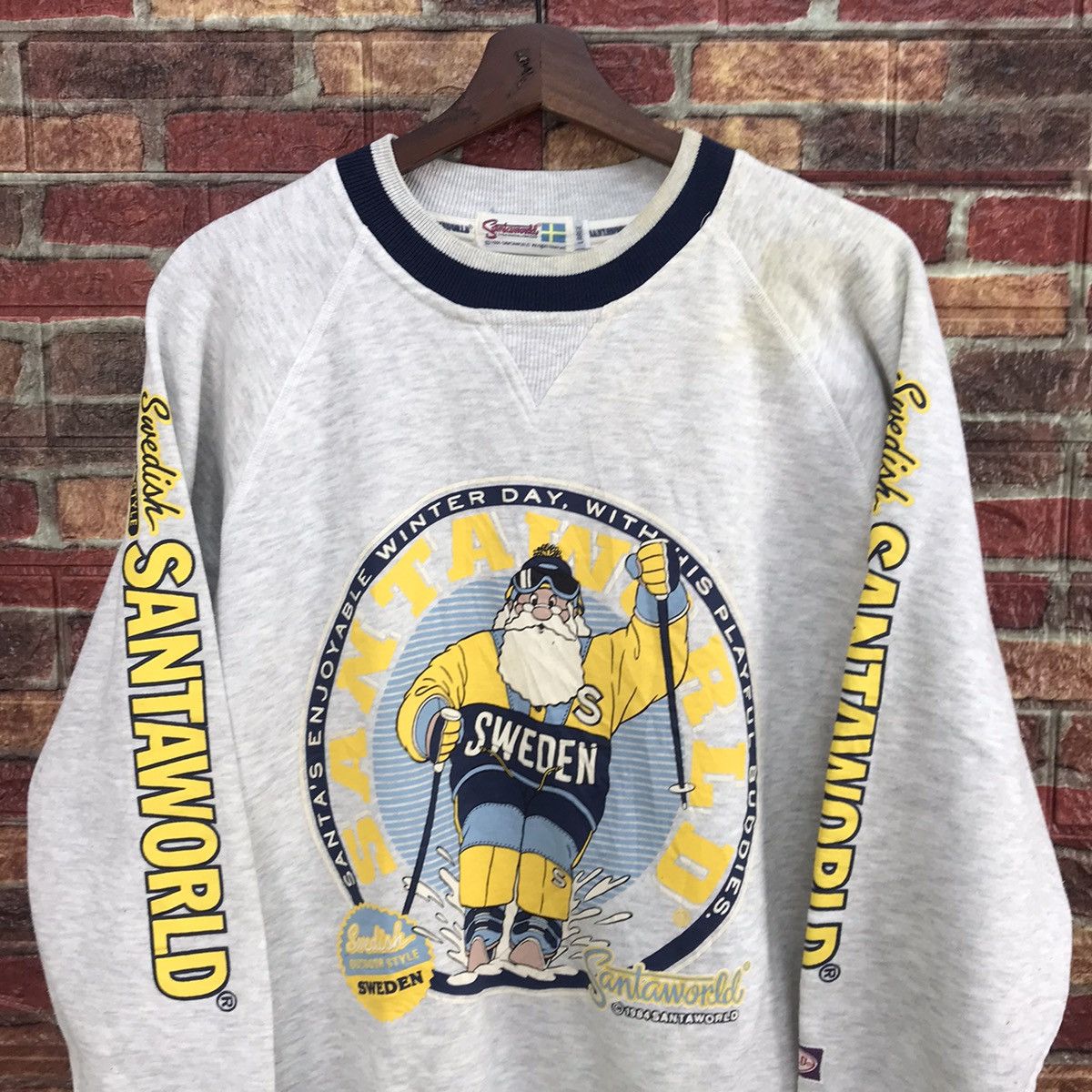 Vintage Vintage 1984 Santaworld sweden crewneck jumper sweatshirt Size US L / EU 52-54 / 3 - 2 Thumbnail