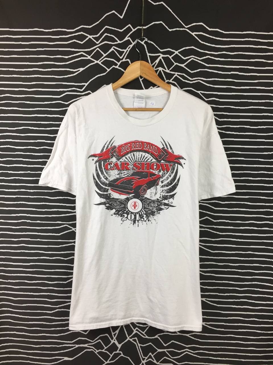 Ford Vtg Big Red Band Car Show Graphic Tees Size US XL / EU 56 / 4 - 2 Thumbnail