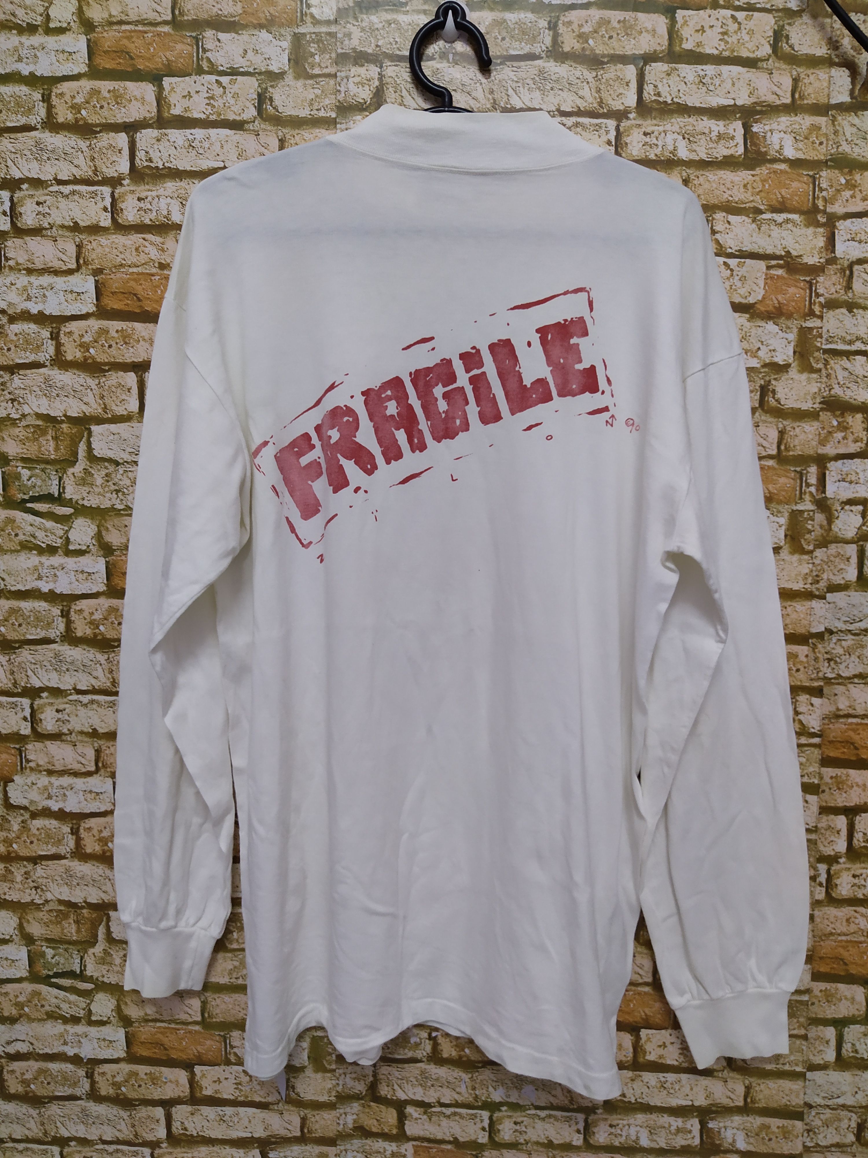 Cartoon Network × Vintage 1990 ZILON FRAGILE ANIME LONG SHIRT (B714) Size US L / EU 52-54 / 3 - 4 Thumbnail
