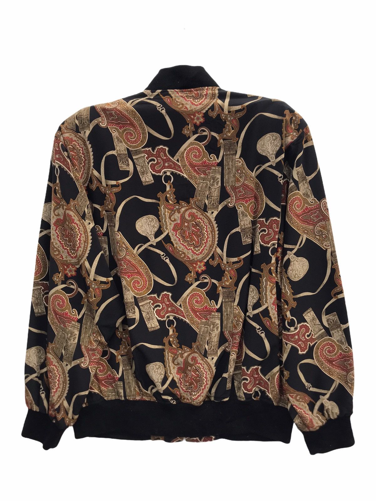 Vintage Style Baroque Bomber Jacket