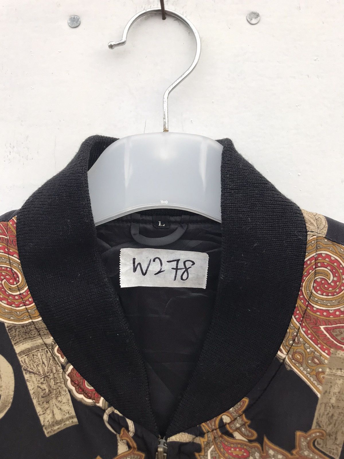 Vintage Style Baroque Bomber Jacket