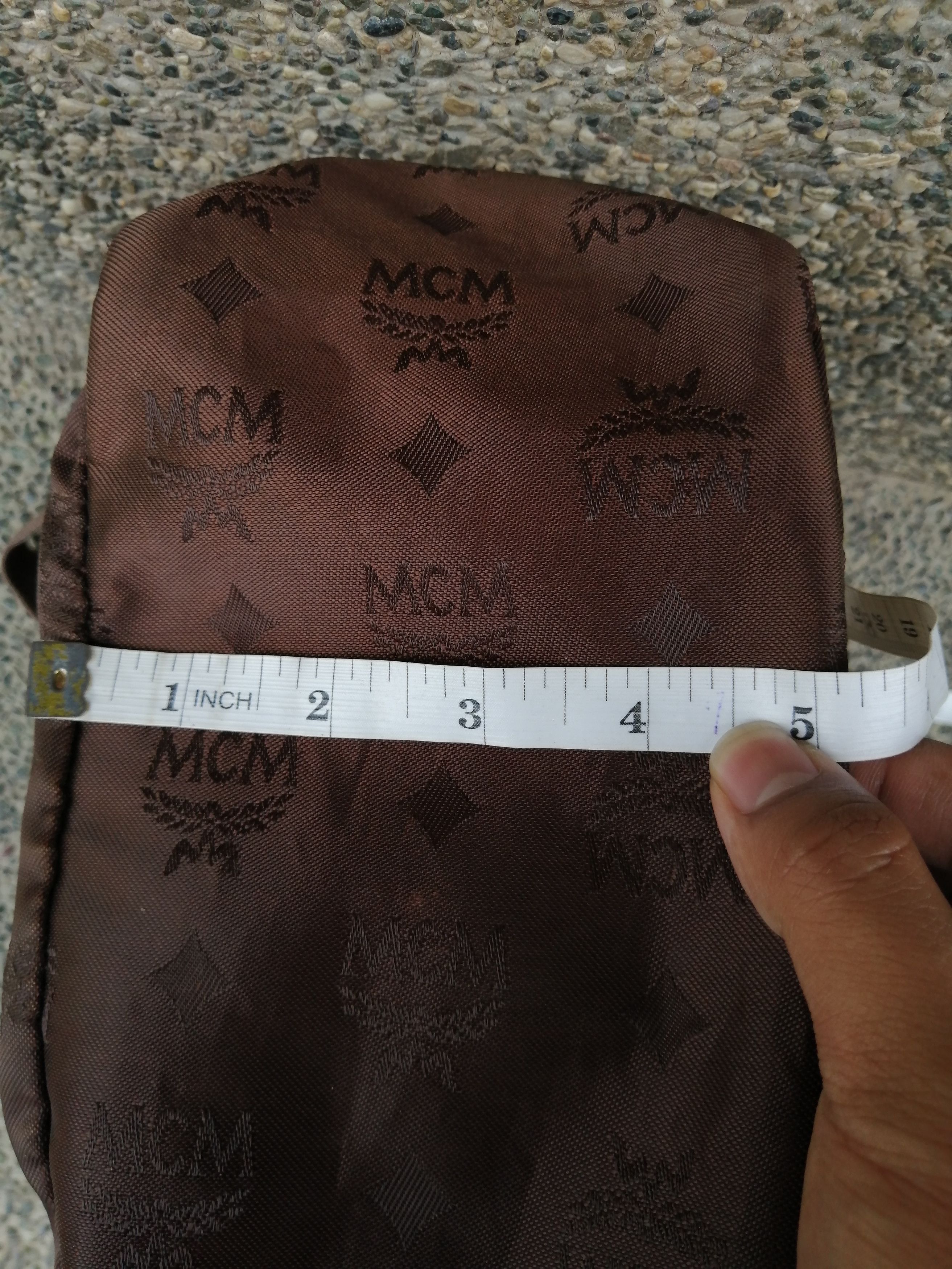 MCM × Vintage Vintage MCM Monogram Rucksack Size ONE SIZE - 15 Thumbnail
