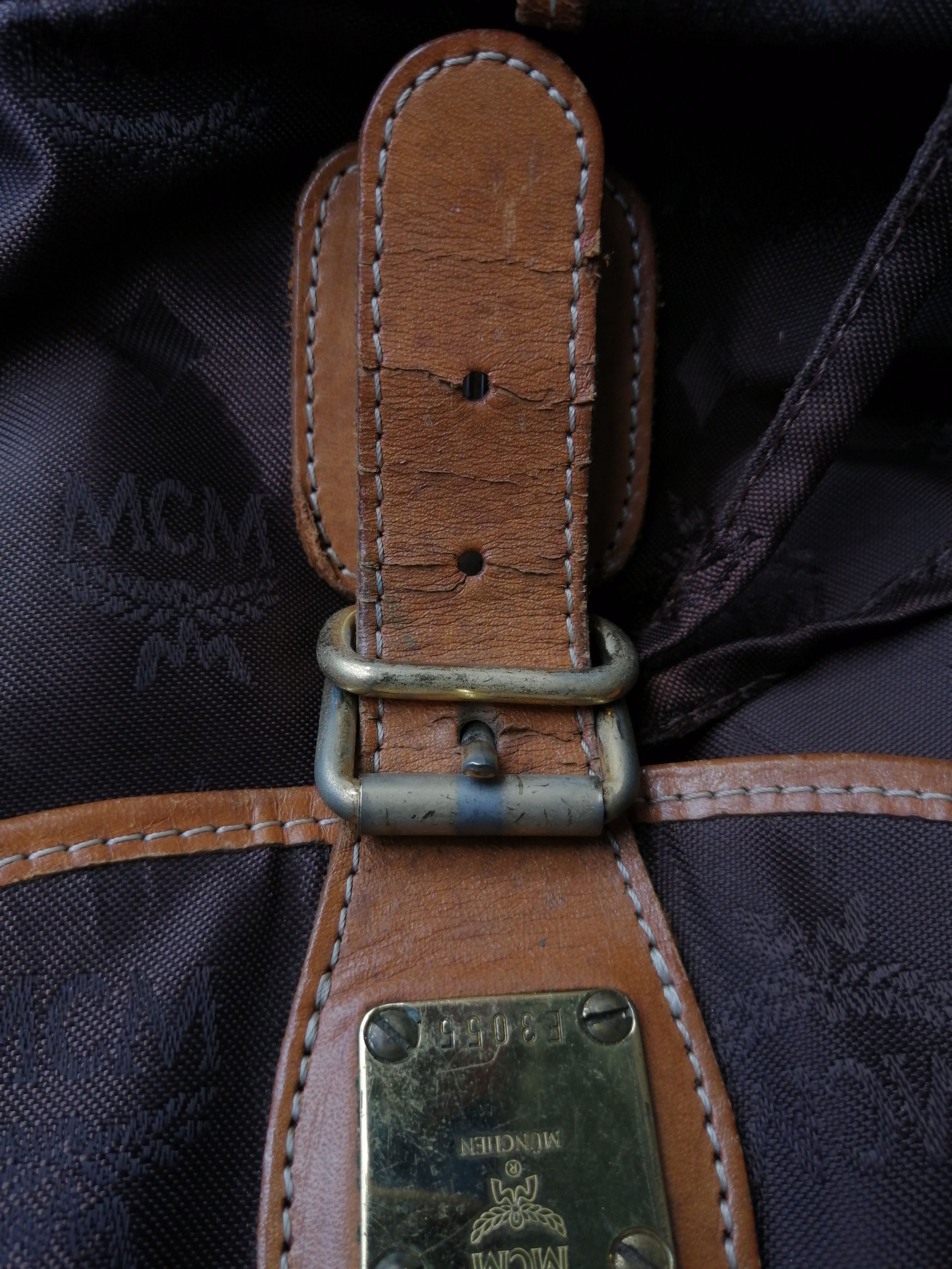 MCM × Vintage Vintage MCM Monogram Rucksack Size ONE SIZE - 10 Thumbnail