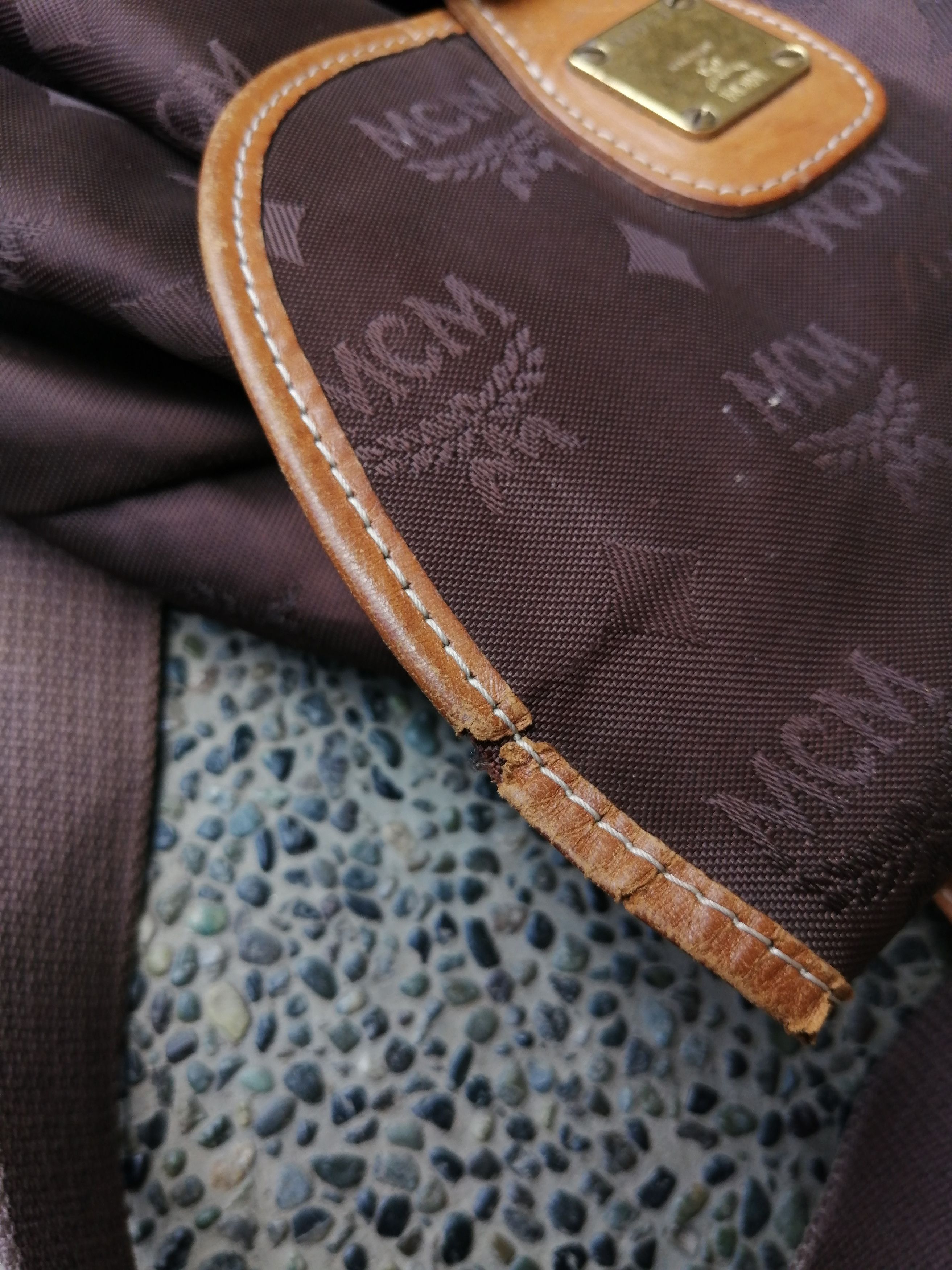 MCM × Vintage Vintage MCM Monogram Rucksack Size ONE SIZE - 9 Thumbnail