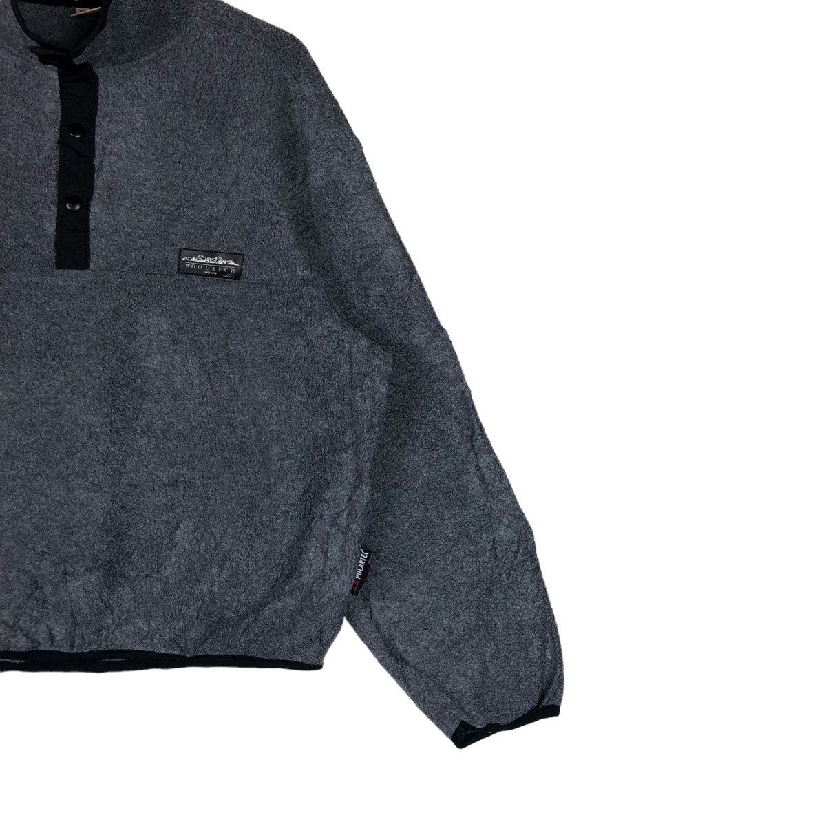 Woolrich Woolen Mills Vintage Woolrich Snap-T Fleece Pullover Size US L / EU 52-54 / 3 - 5 Thumbnail