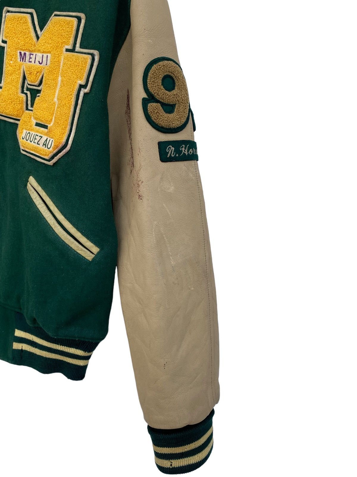 Vintage Vintage Meiji University 1992 Letterman Varsity Jacket Size US L / EU 52-54 / 3 - 9 Thumbnail