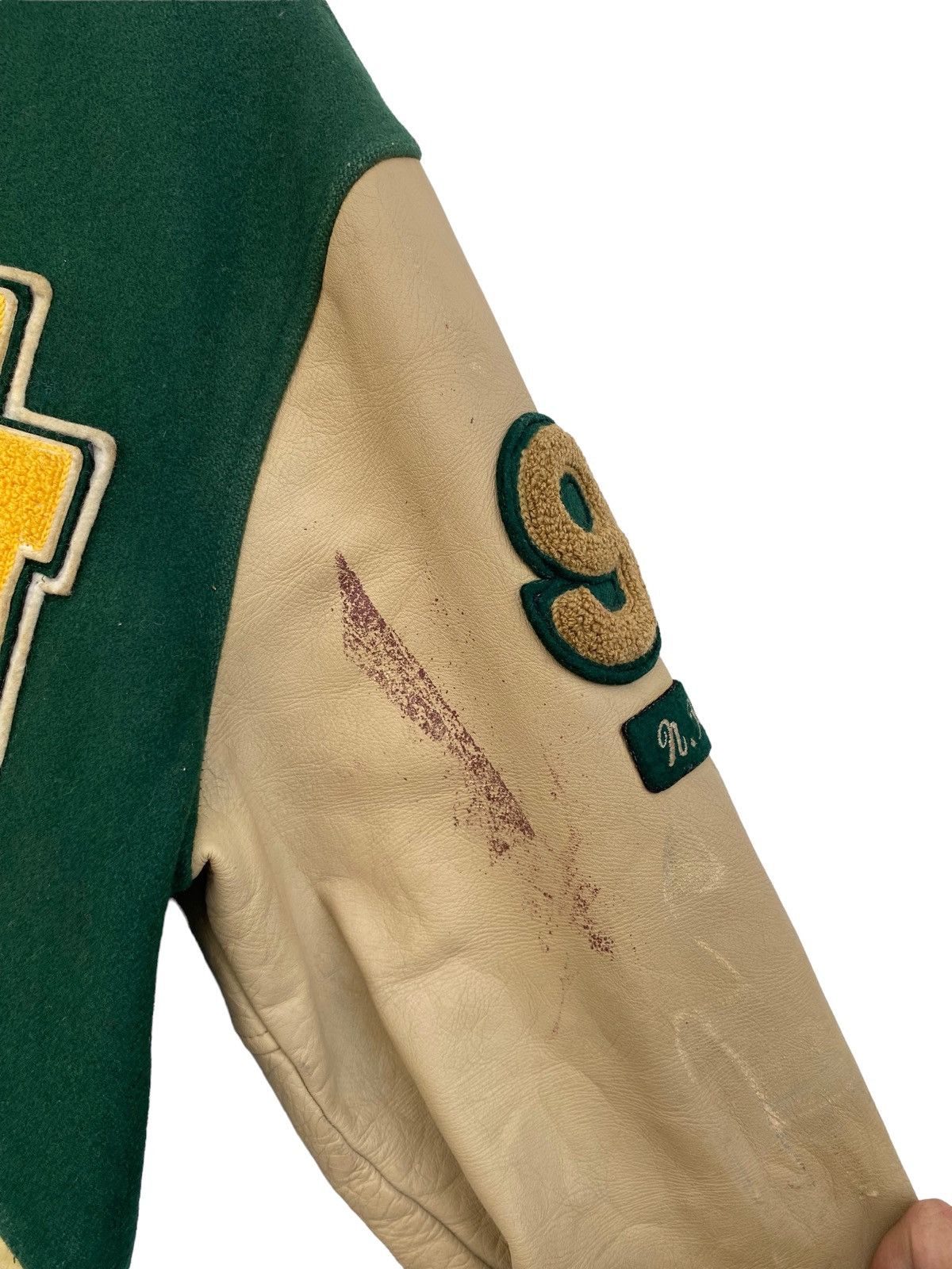 Vintage Vintage Meiji University 1992 Letterman Varsity Jacket Size US L / EU 52-54 / 3 - 10 Thumbnail