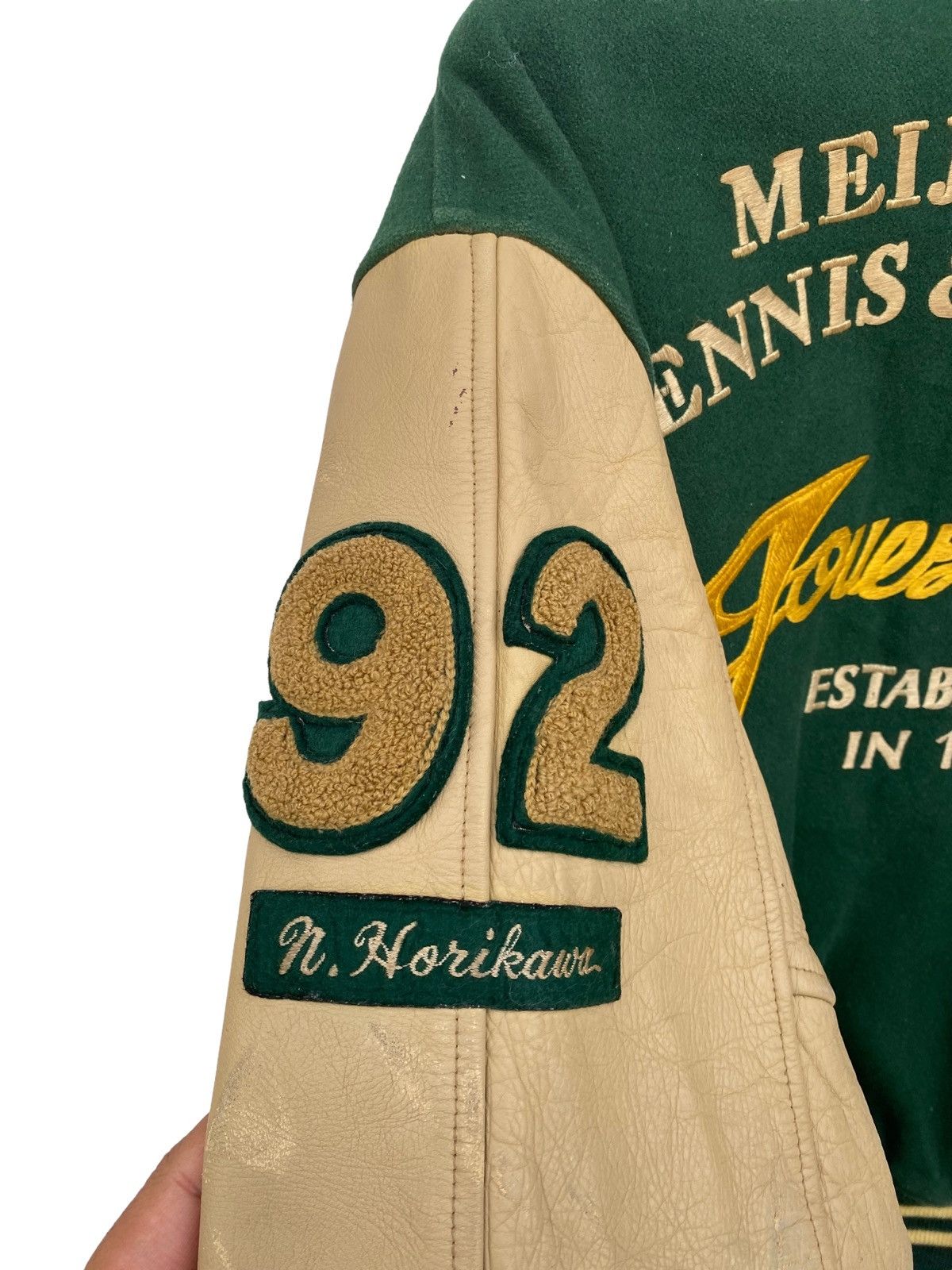 Vintage Vintage Meiji University 1992 Letterman Varsity Jacket Size US L / EU 52-54 / 3 - 17 Thumbnail