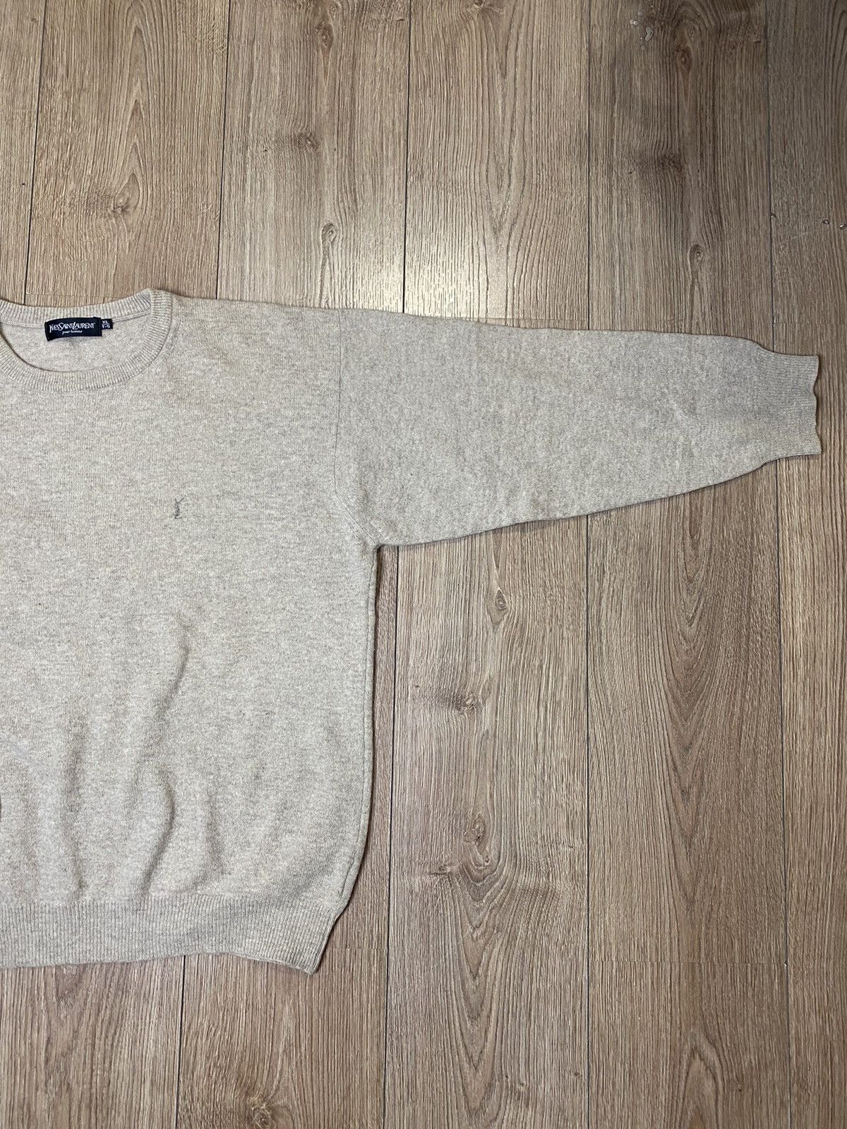 Yves Saint Laurent Yves Saint Laurent Sweater Logo Rare Model Size US XL / EU 56 / 4 - 3 Thumbnail