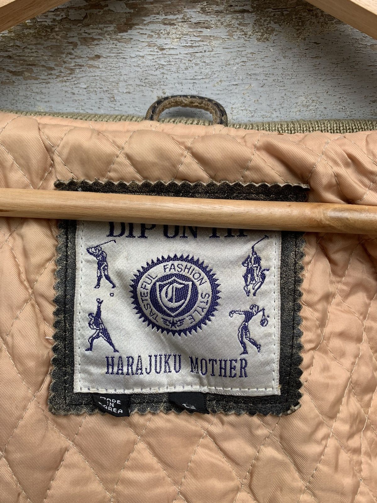 Vintage 👹Vintage American Football Leather Bomber Jacket Size US L / EU 52-54 / 3 - 15 Thumbnail
