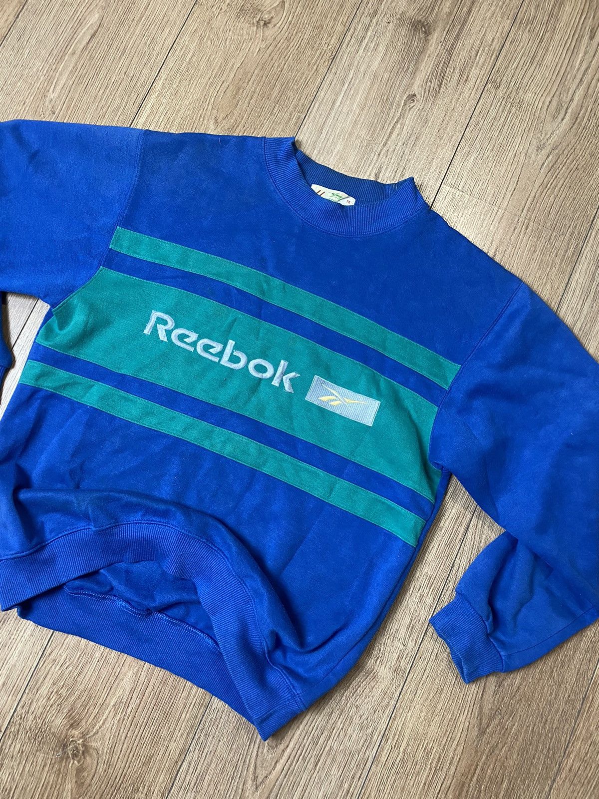 Reebok × Vintage Vintage Sweatshirt Rebook Big Logo Crewneck Y2K Size US M / EU 48-50 / 2 - 2 Thumbnail