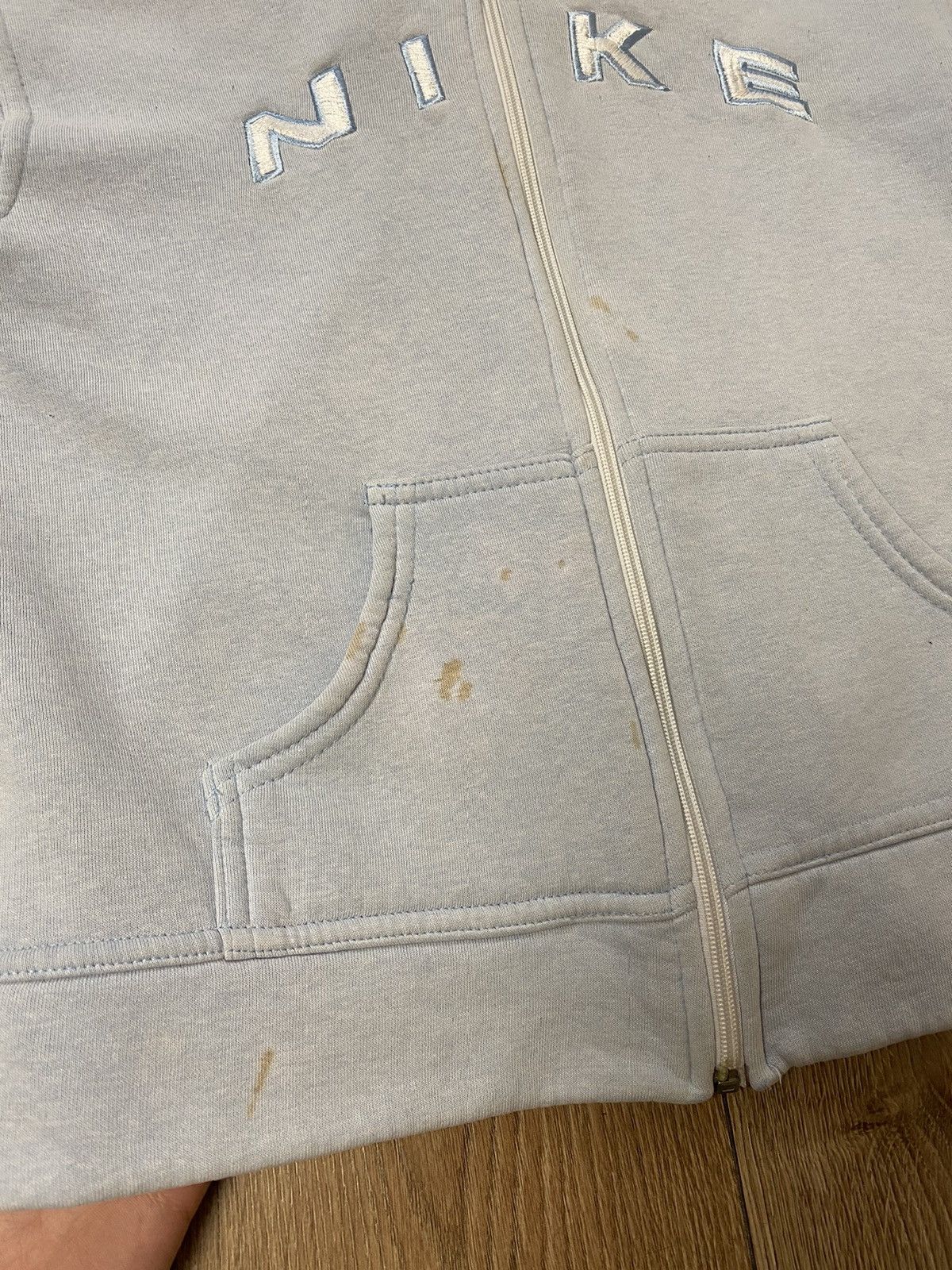 Nike × Vintage Vintage Nike Logo Zip Size XS / US 0-2 / IT 36-38 - 5 Thumbnail
