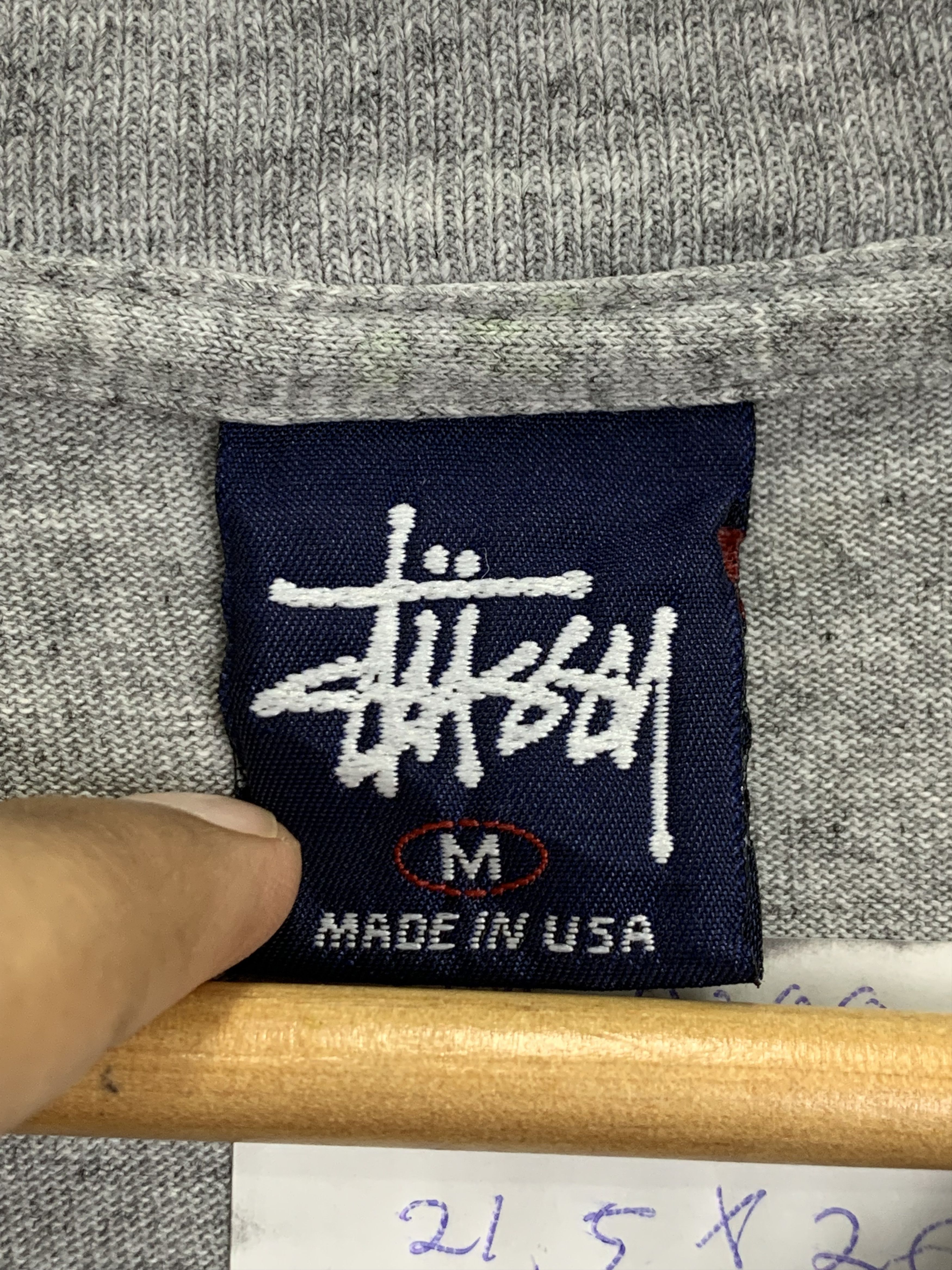 Stussy × Vintage Vintage 90s Stussy Small Signature T Shirt TA0200 Size US M / EU 48-50 / 2 - 5 Thumbnail