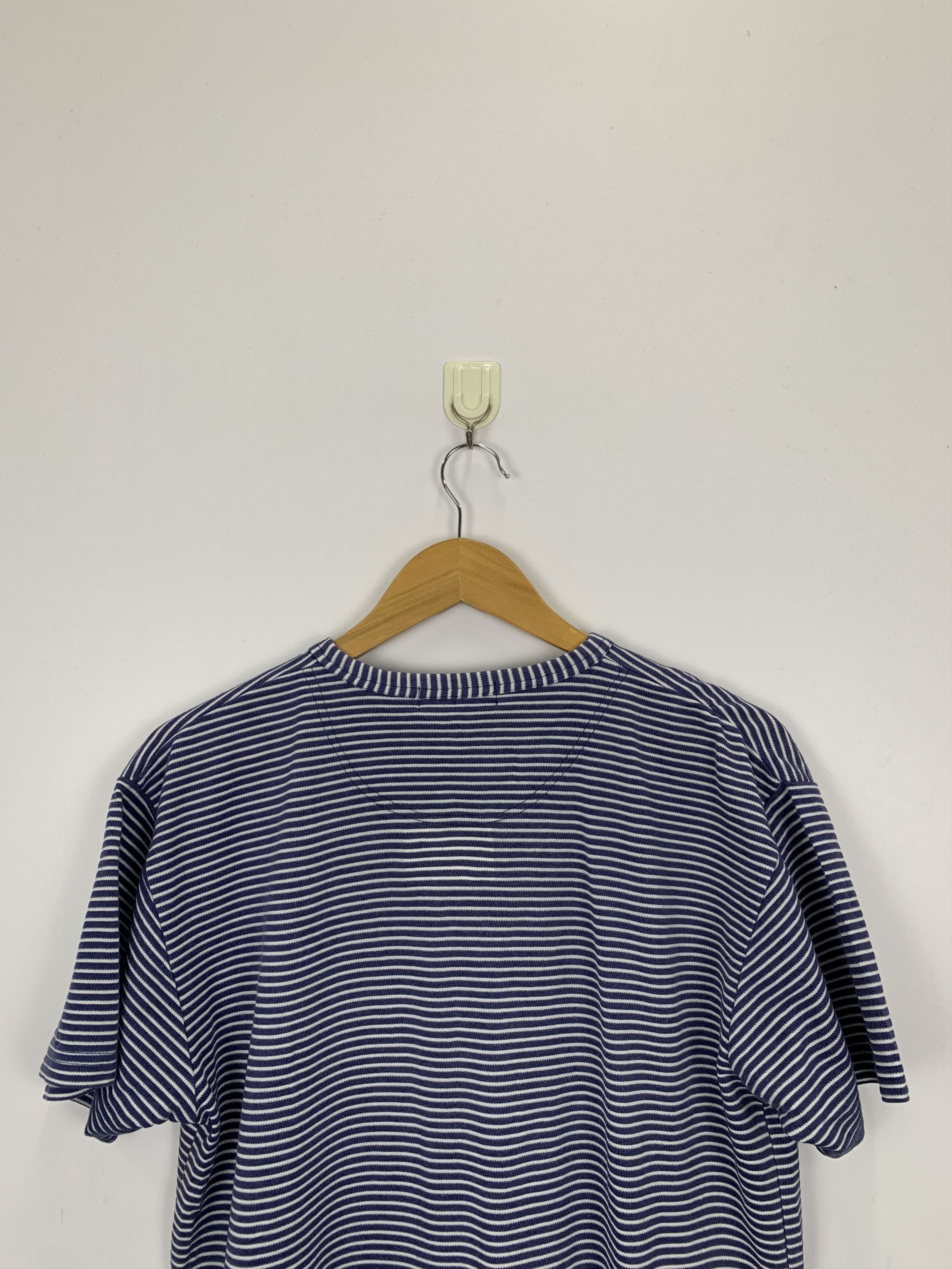 Designer × Yohji Yamamoto Yohji Yamamoto Sacsny Y'saccs Striped T Shirt TA0204 Size US M / EU 48-50 / 2 - 4 Thumbnail