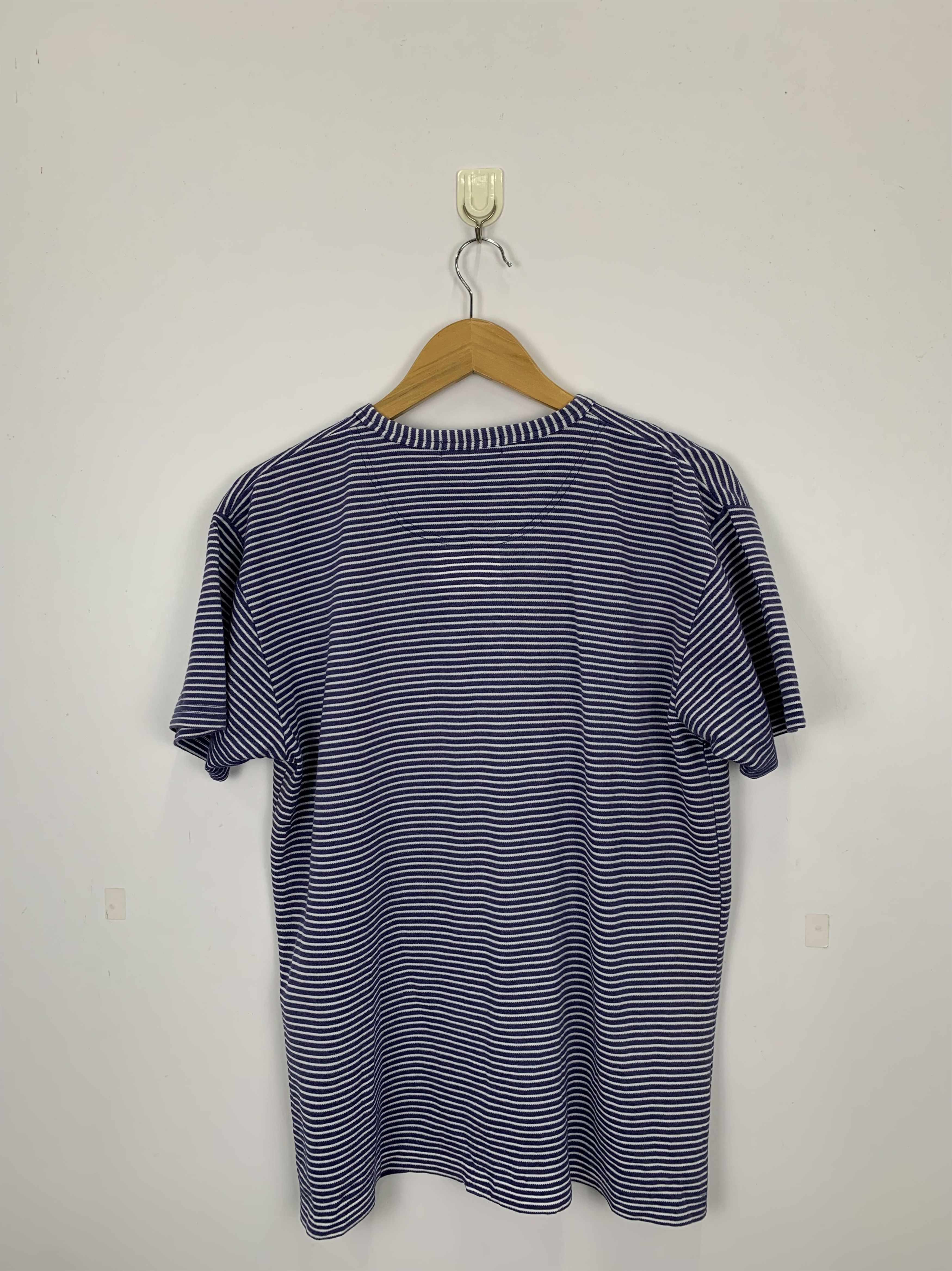 Designer × Yohji Yamamoto Yohji Yamamoto Sacsny Y'saccs Striped T Shirt TA0204 Size US M / EU 48-50 / 2 - 3 Thumbnail