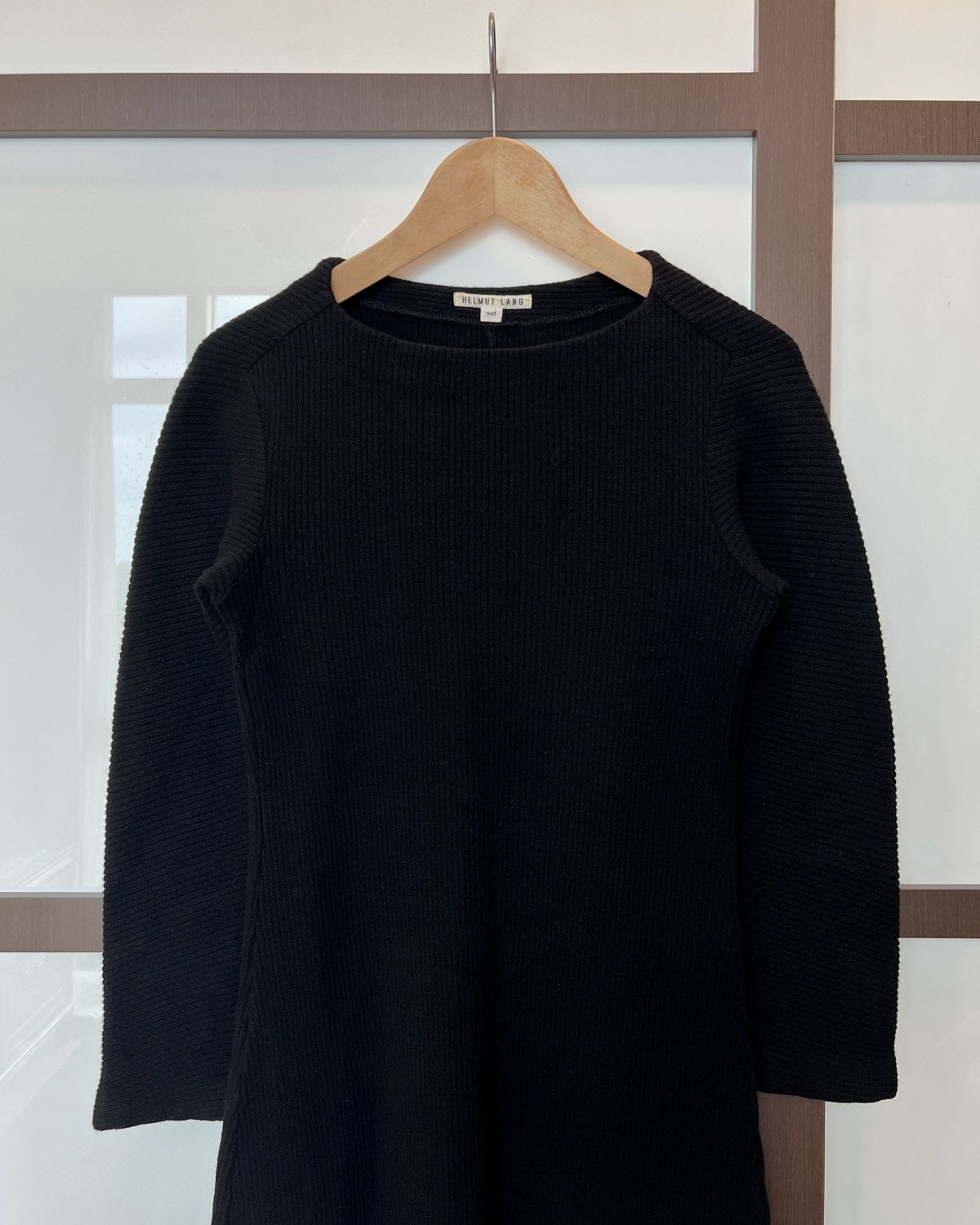 Helmut Lang Helmut Lang 80s Archive Rib Flare Wool Dress Size M / US 6-8 / IT 42-44 - 3 Thumbnail