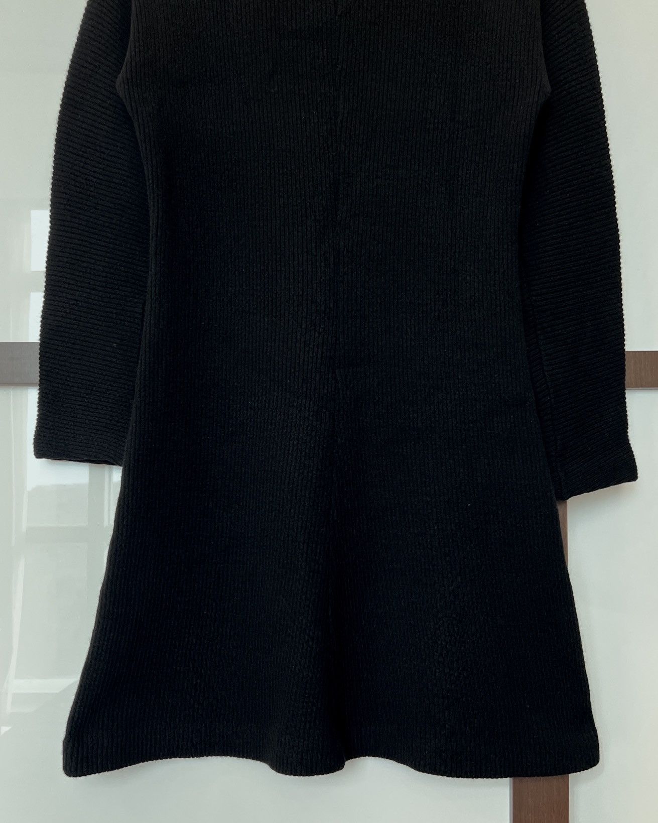 Helmut Lang Helmut Lang 80s Archive Rib Flare Wool Dress Size M / US 6-8 / IT 42-44 - 4 Thumbnail