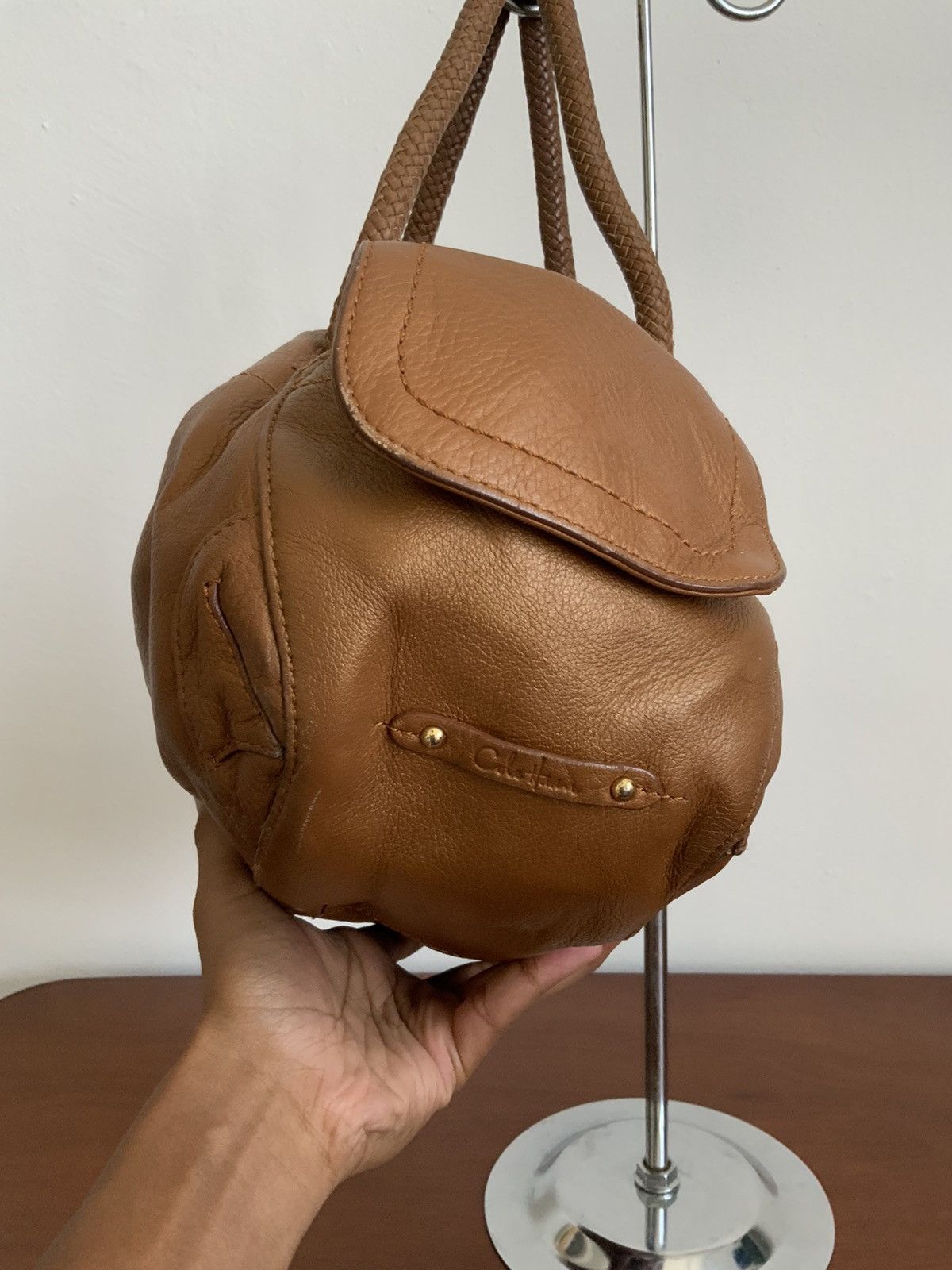 Japanese Brand Vintage Cole Ham Leather Handbag Size ONE SIZE - 7 Thumbnail