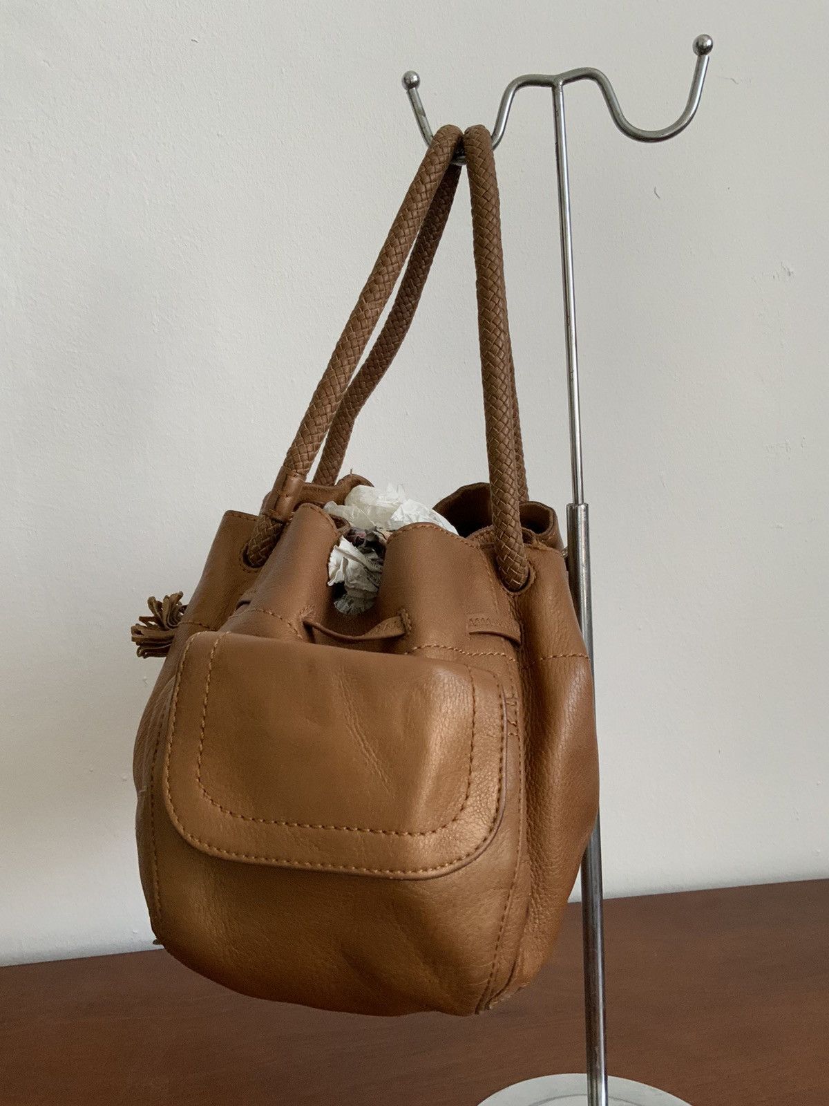 Japanese Brand Vintage Cole Ham Leather Handbag Size ONE SIZE - 3 Thumbnail