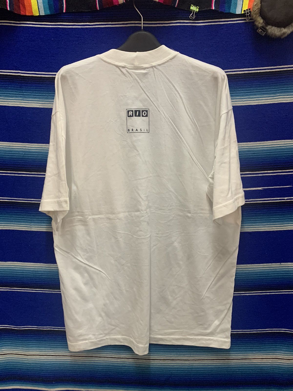 Formula 1 × Vintage 💥Vintage Aryton Senna F1 Tshirt Rio Brasil Size US L / EU 52-54 / 3 - 8 Thumbnail
