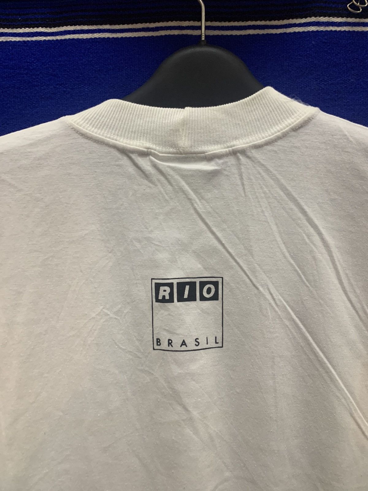 Formula 1 × Vintage 💥Vintage Aryton Senna F1 Tshirt Rio Brasil Size US L / EU 52-54 / 3 - 9 Thumbnail
