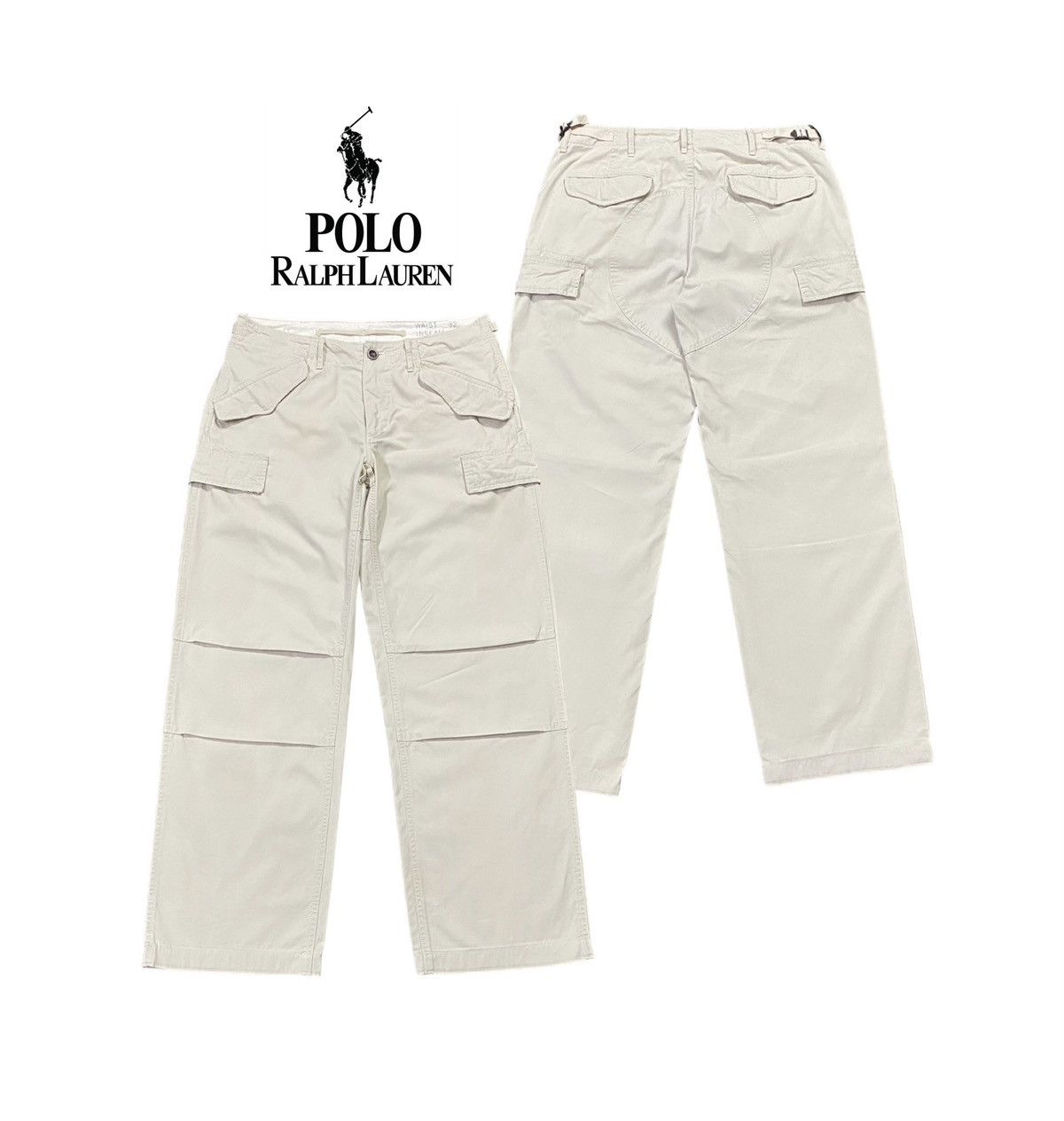Polo Ralph Lauren × RRL Ralph Lauren × Ralph Lauren Vintage Polo By Ralph Lauren Tactical Cargo Pants Size US 32 / EU 48 - 1 Thumbnail