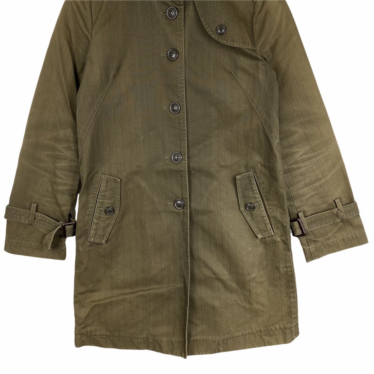Japanese Brand × Vintage Vintage BLUE Japanese Brand Parkas Long Coat Jacket Size US S / EU 44-46 / 1 - 7 Thumbnail