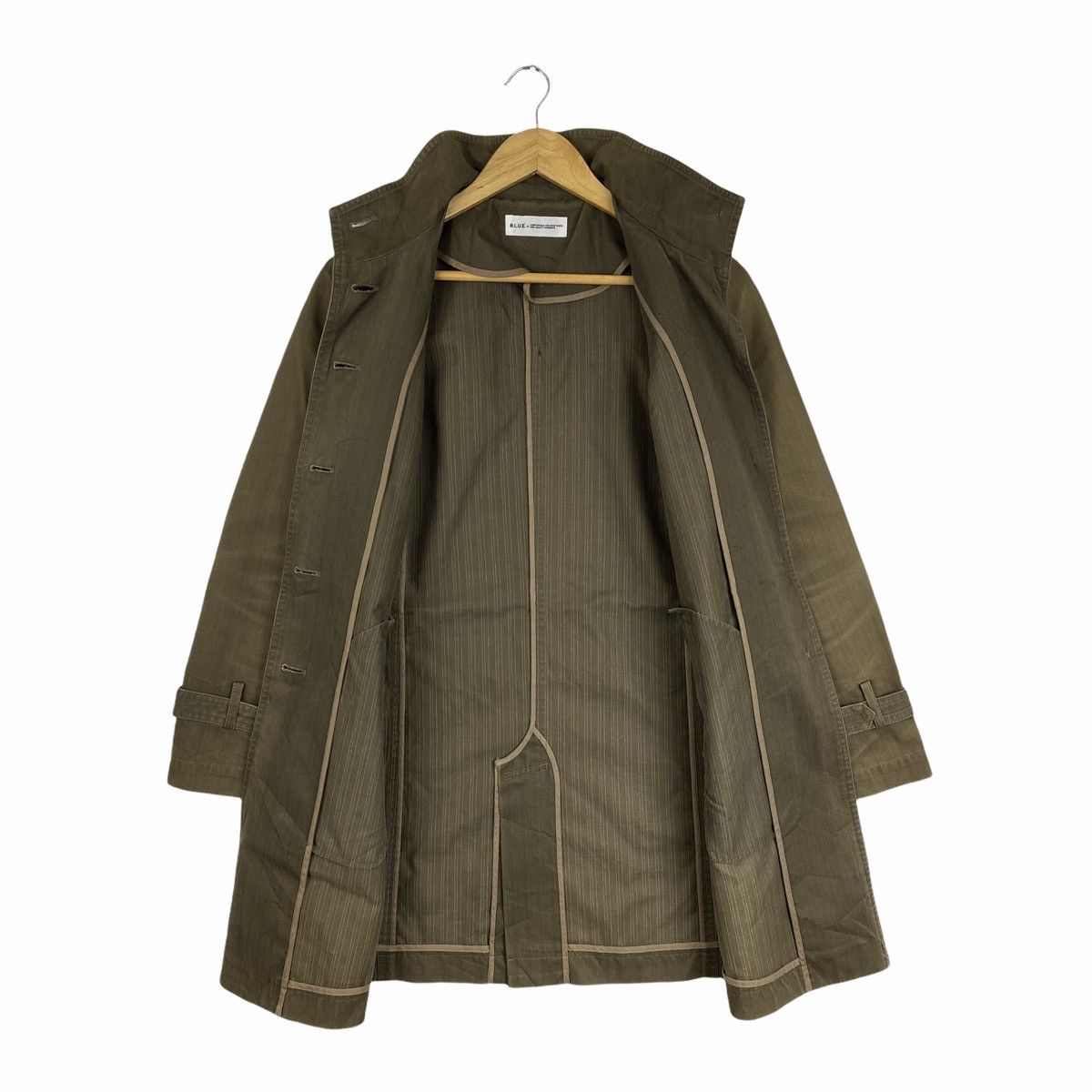 Japanese Brand × Vintage Vintage BLUE Japanese Brand Parkas Long Coat Jacket Size US S / EU 44-46 / 1 - 3 Thumbnail