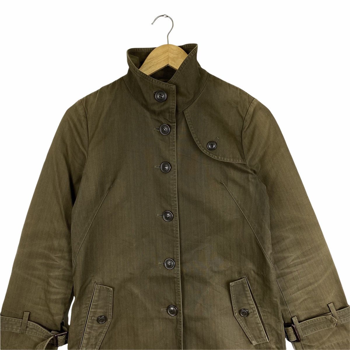 Japanese Brand × Vintage Vintage BLUE Japanese Brand Parkas Long Coat Jacket Size US S / EU 44-46 / 1 - 5 Thumbnail