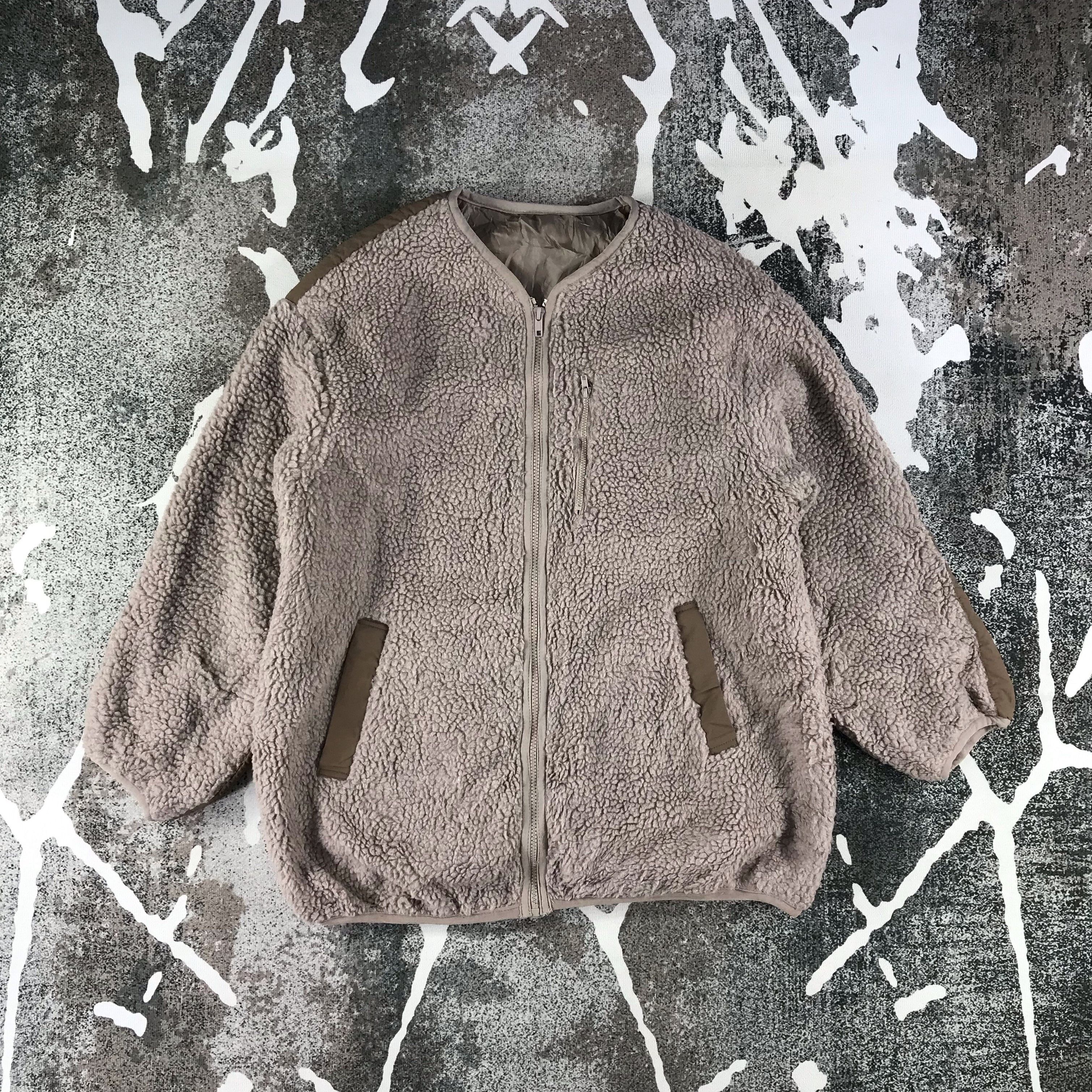 Japanese Brand Full Zipper Fleece Jacket Size M