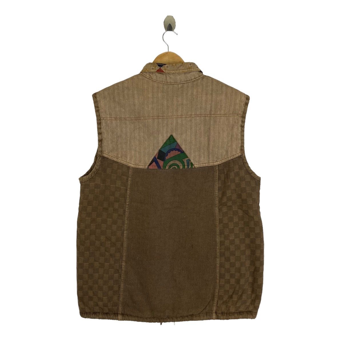 Japanese Brand Vintage SASHIKO Japanese Brand Button Vest Jacket Sleeveless Size US L / EU 52-54 / 3 - 2 Thumbnail