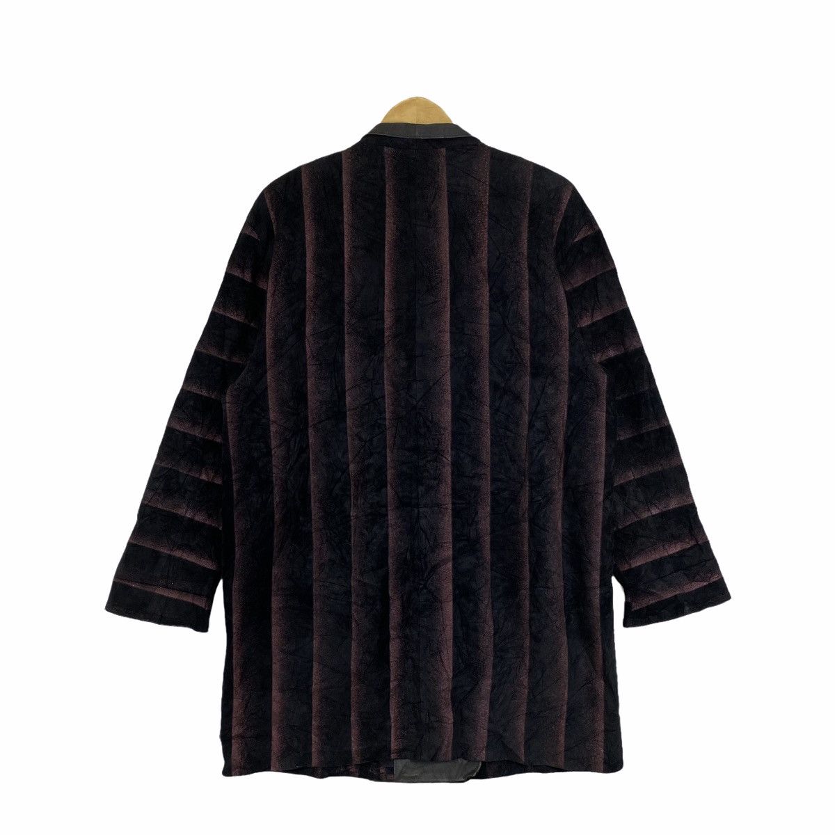 Vintage Vintage FABIO MANTEGAZZA Italian Designer Suede Leather Coat Size L / US 10 / IT 46 - 2 Thumbnail