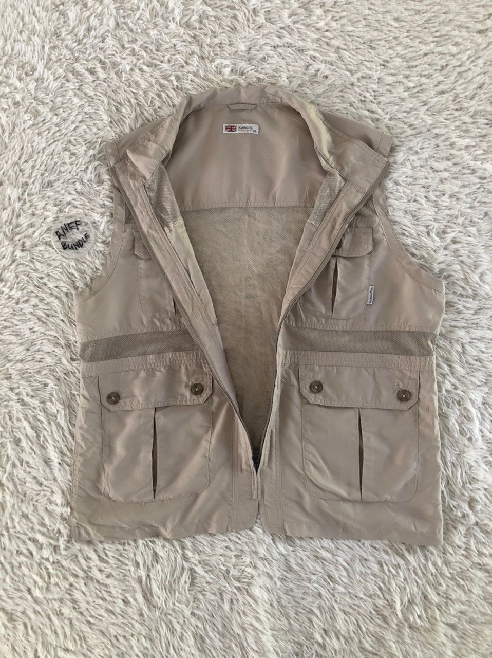 Japanese Brand × Kangol Kangol vest Size US XL / EU 56 / 4 - 4 Thumbnail