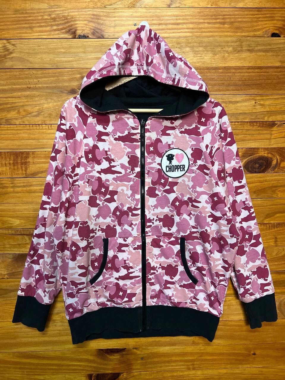 ONE PIECE FULLPRINT REVERSIBLE HOODIE