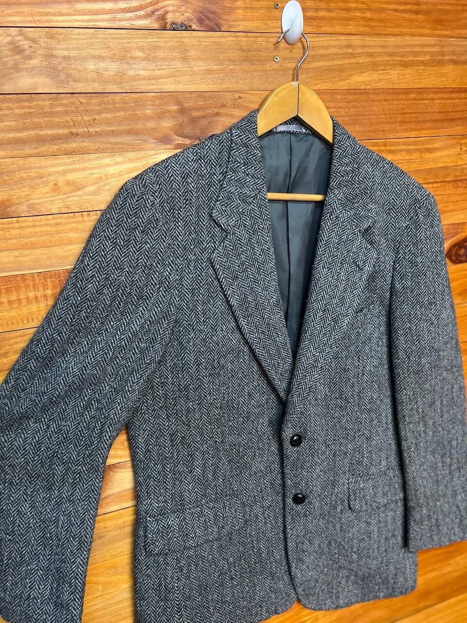 Harris Tweed HARRIS TWEED HAND WOOVEN PURE NEW WOOL BLAZER Size 42R - 4 Thumbnail