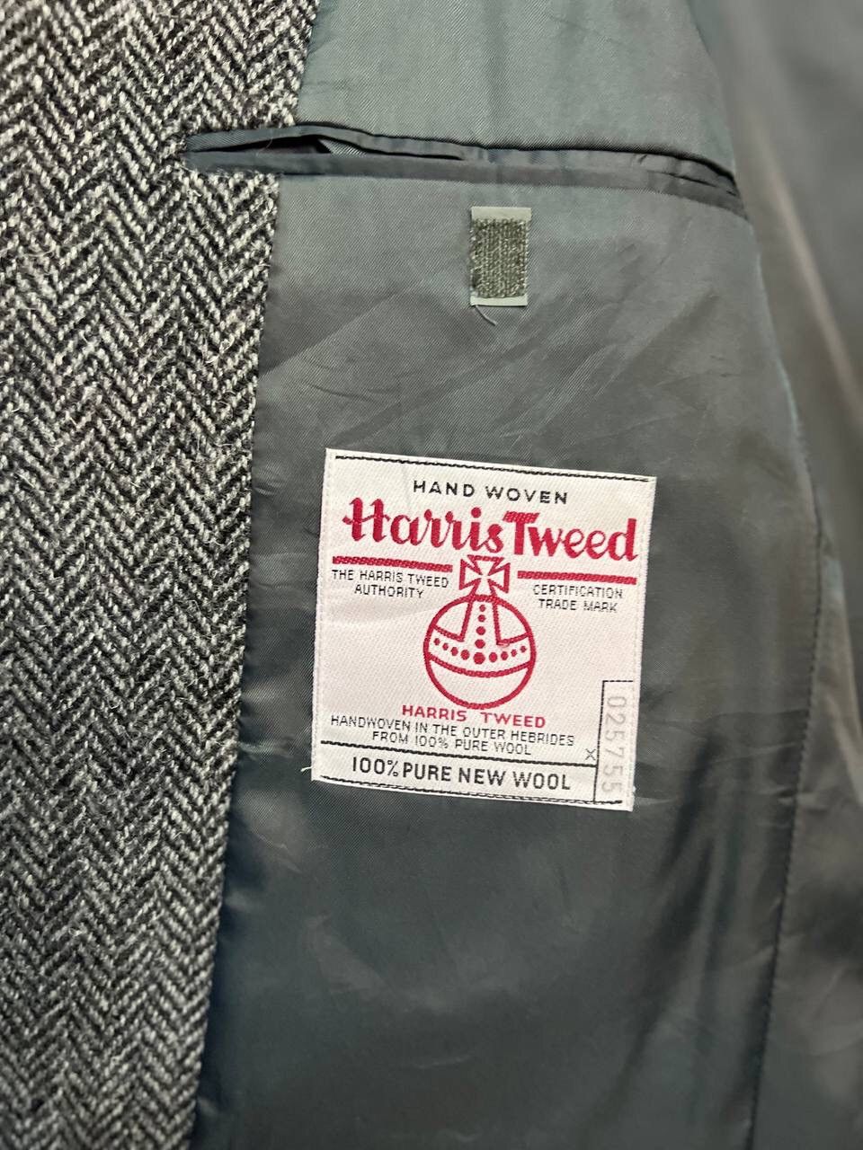 Harris Tweed HARRIS TWEED HAND WOOVEN PURE NEW WOOL BLAZER Size 42R - 11 Thumbnail