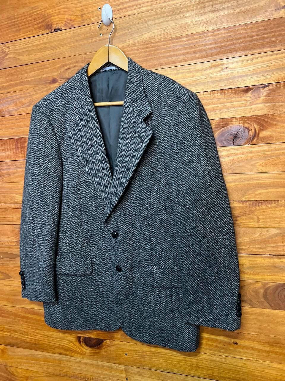 Harris Tweed HARRIS TWEED HAND WOOVEN PURE NEW WOOL BLAZER Size 42R - 3 Thumbnail