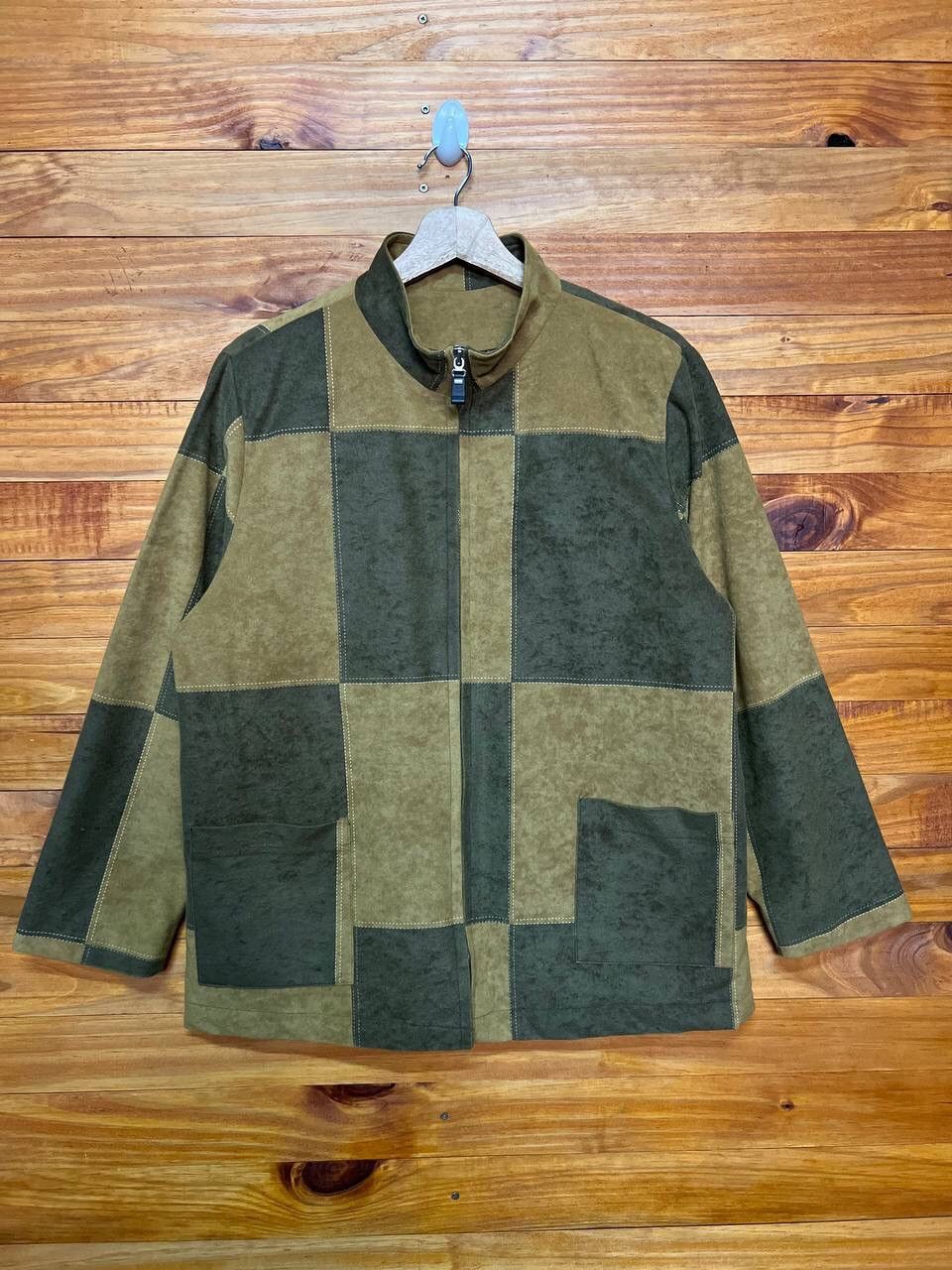image of Unbrand Patchwork Jacket, Men's (Size Medium)