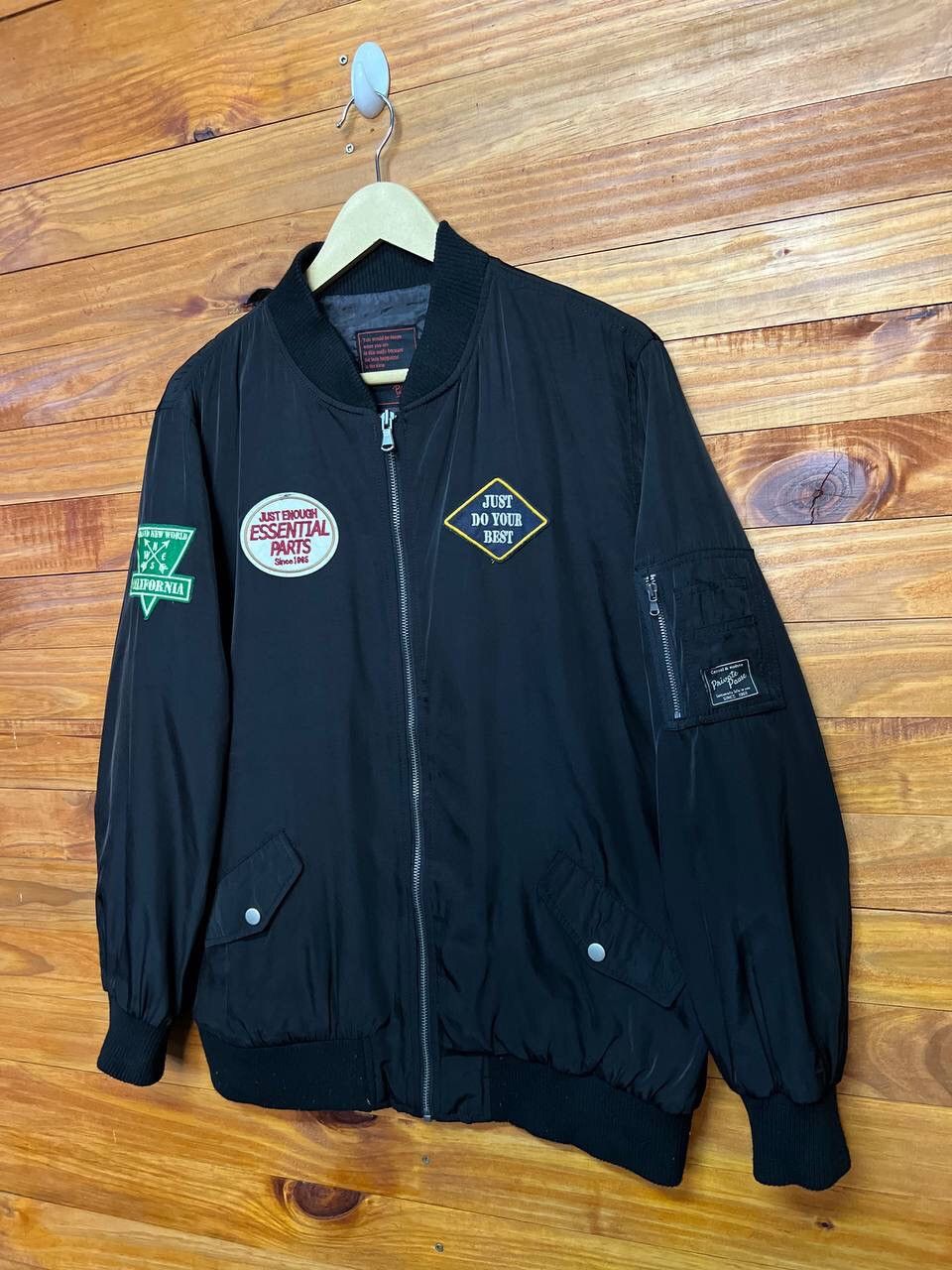 Japanese Brand PRIVATE PAUSE BOMBER JACKET Size US L / EU 52-54 / 3 - 3 Thumbnail