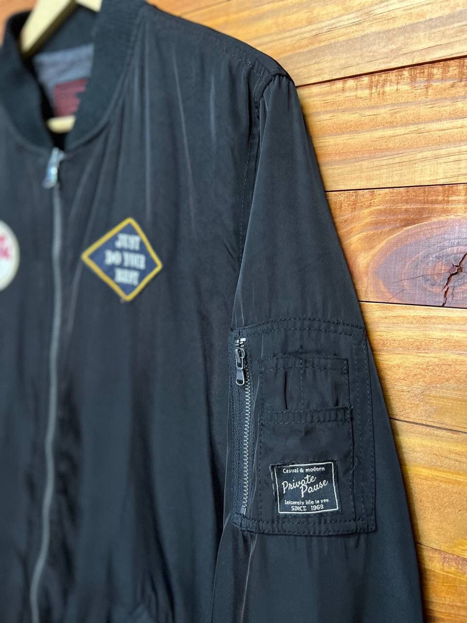 Japanese Brand PRIVATE PAUSE BOMBER JACKET Size US L / EU 52-54 / 3 - 5 Thumbnail
