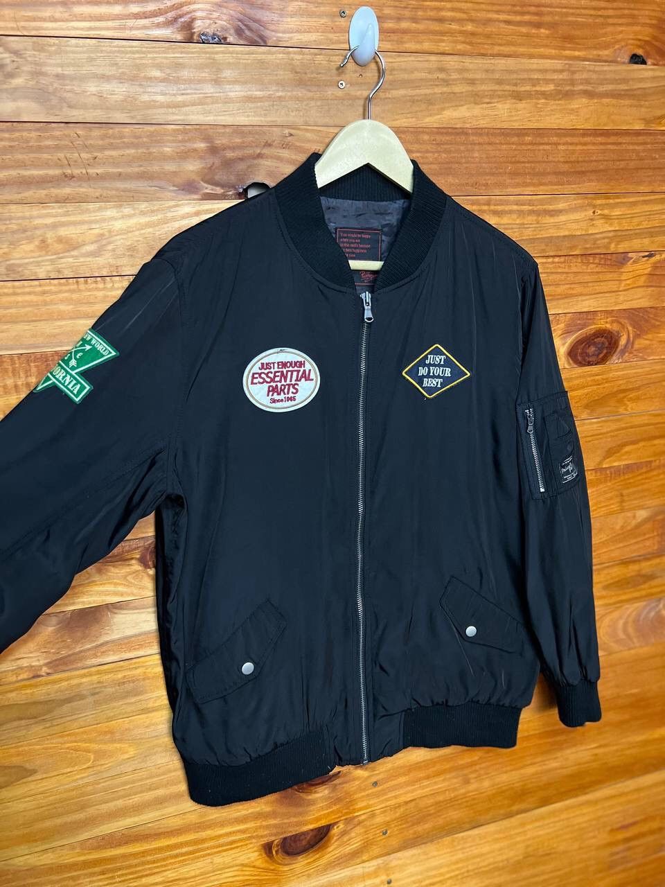 Japanese Brand PRIVATE PAUSE BOMBER JACKET Size US L / EU 52-54 / 3 - 6 Thumbnail