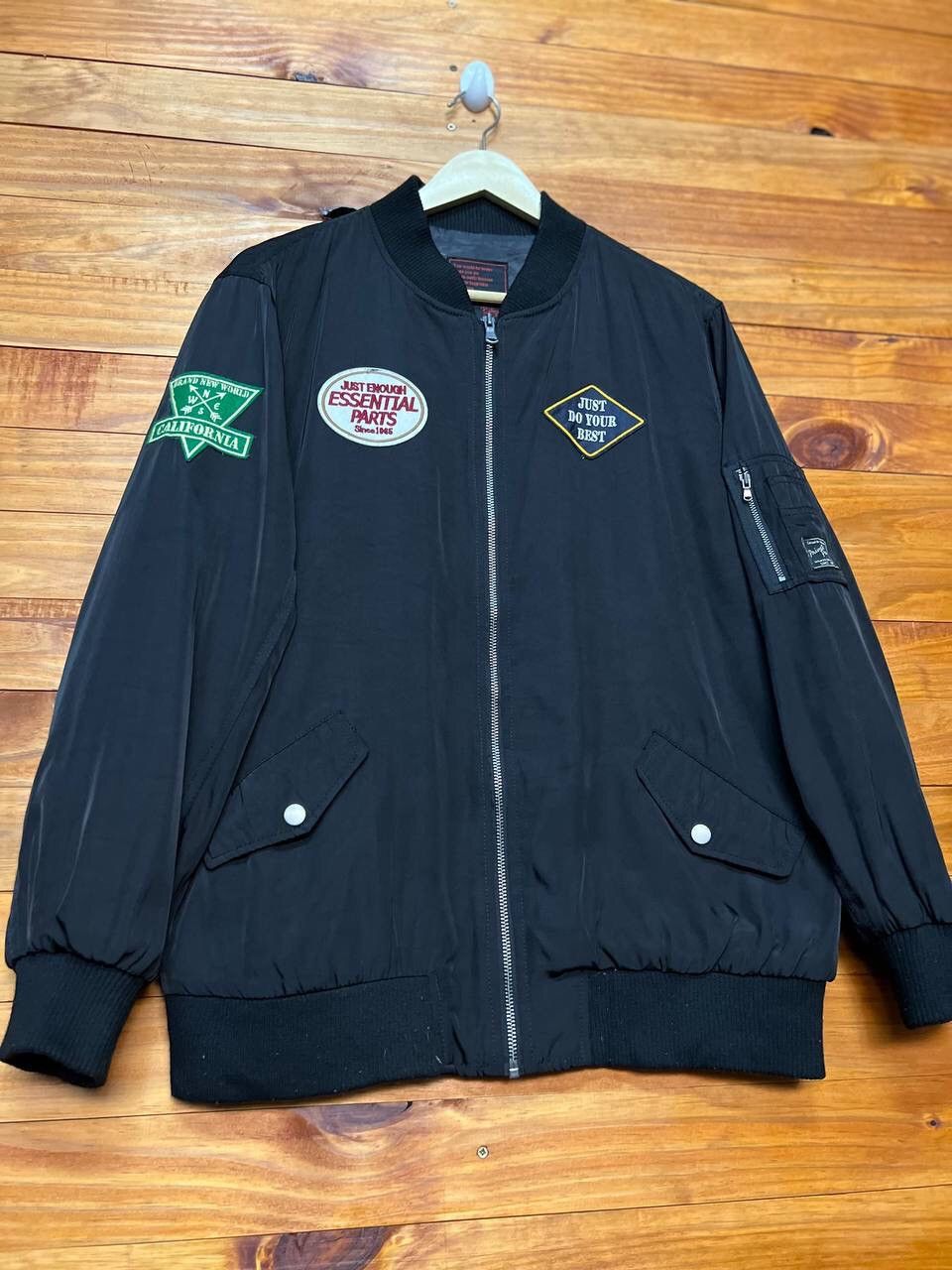 Japanese Brand PRIVATE PAUSE BOMBER JACKET Size US L / EU 52-54 / 3 - 7 Thumbnail