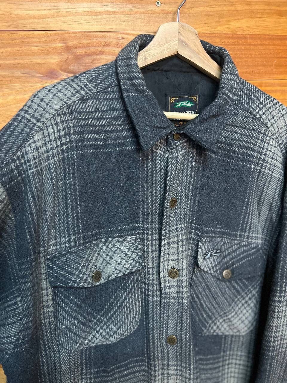 Rusty VINTAGE RUSTY WOOL PLAID JACKET Size US L / EU 52-54 / 3 - 5 Thumbnail