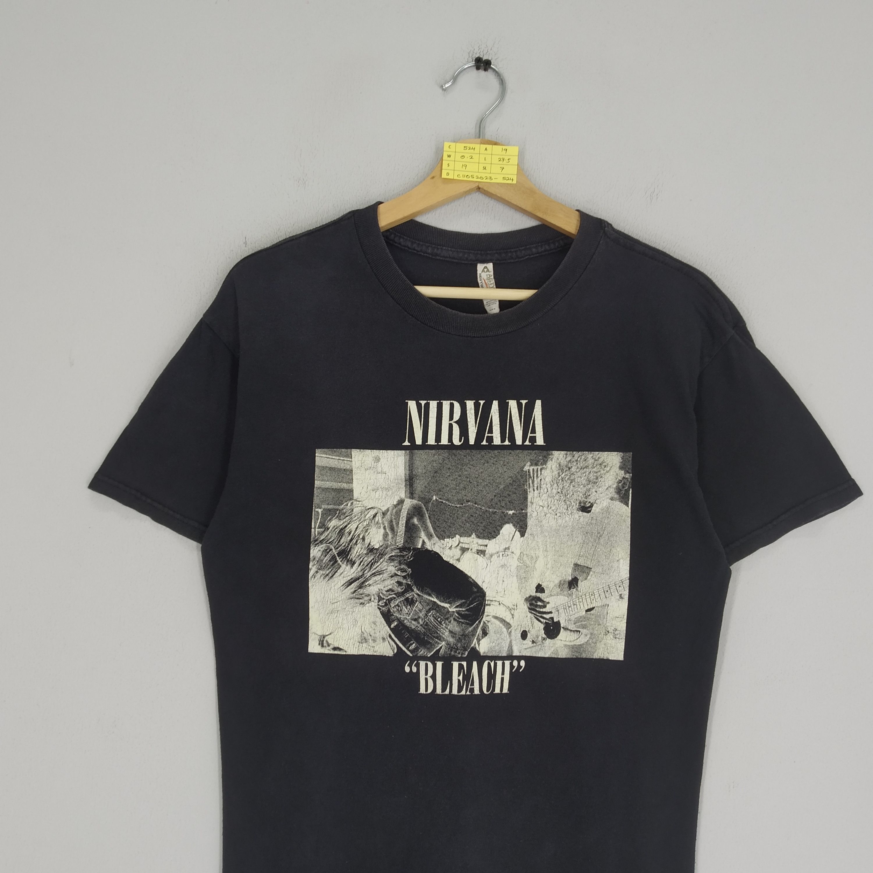Nirvana Nirvana Bleach Album American Rock Band Grunge Kurt Cobain Size US M / EU 48-50 / 2 - 3 Thumbnail