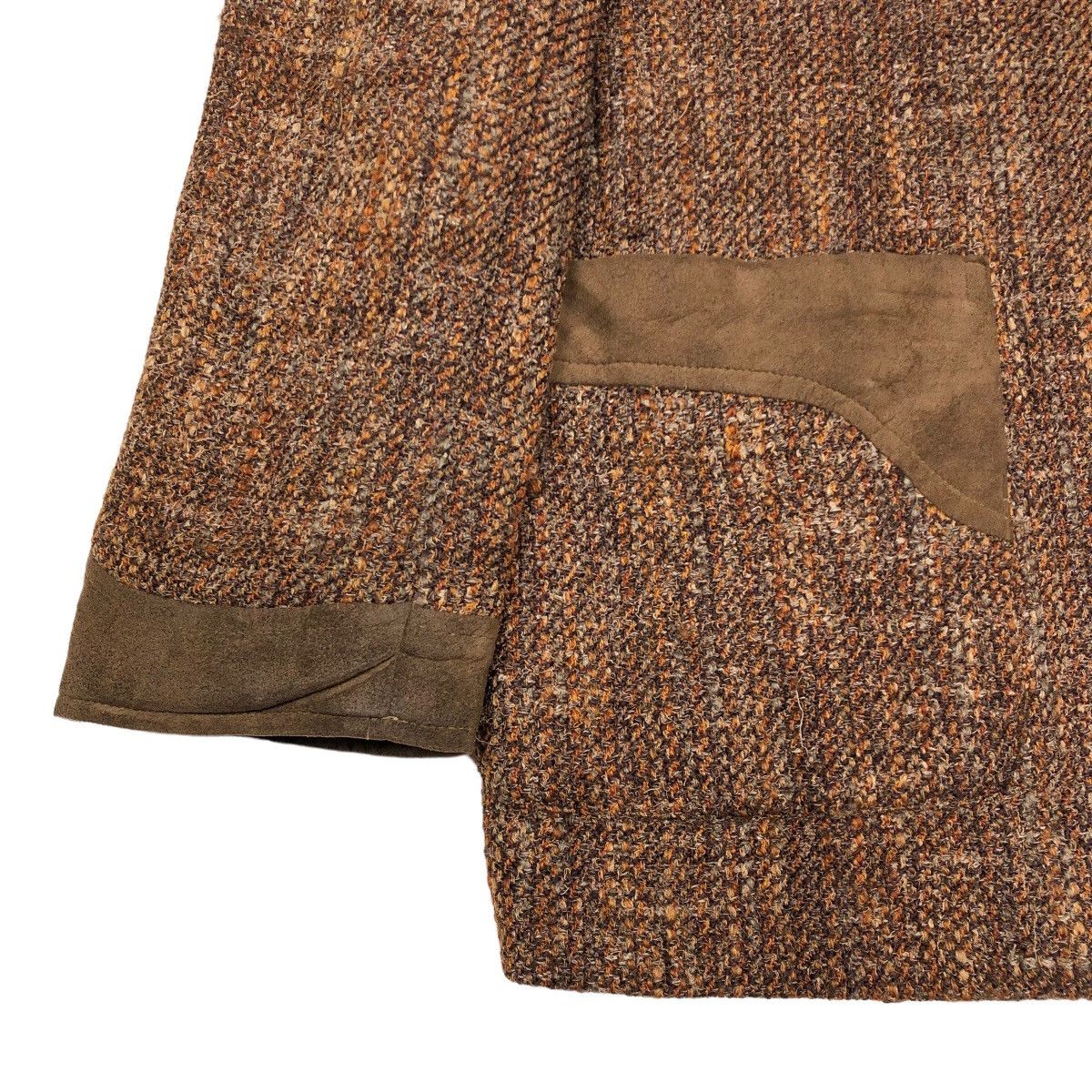 Yohji Yamamoto Vintage 80s Y’s For Men Yohji Yamamoto Wool Tweed Coat Size US L / EU 52-54 / 3 - 12 Thumbnail