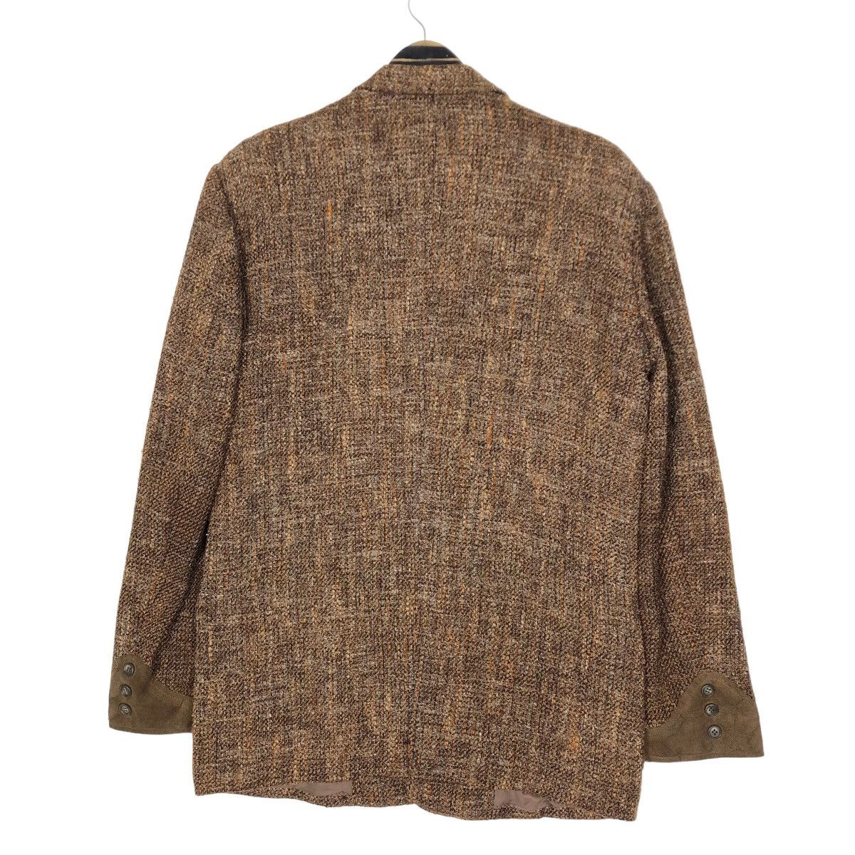 Yohji Yamamoto Vintage 80s Y’s For Men Yohji Yamamoto Wool Tweed Coat Size US L / EU 52-54 / 3 - 13 Thumbnail