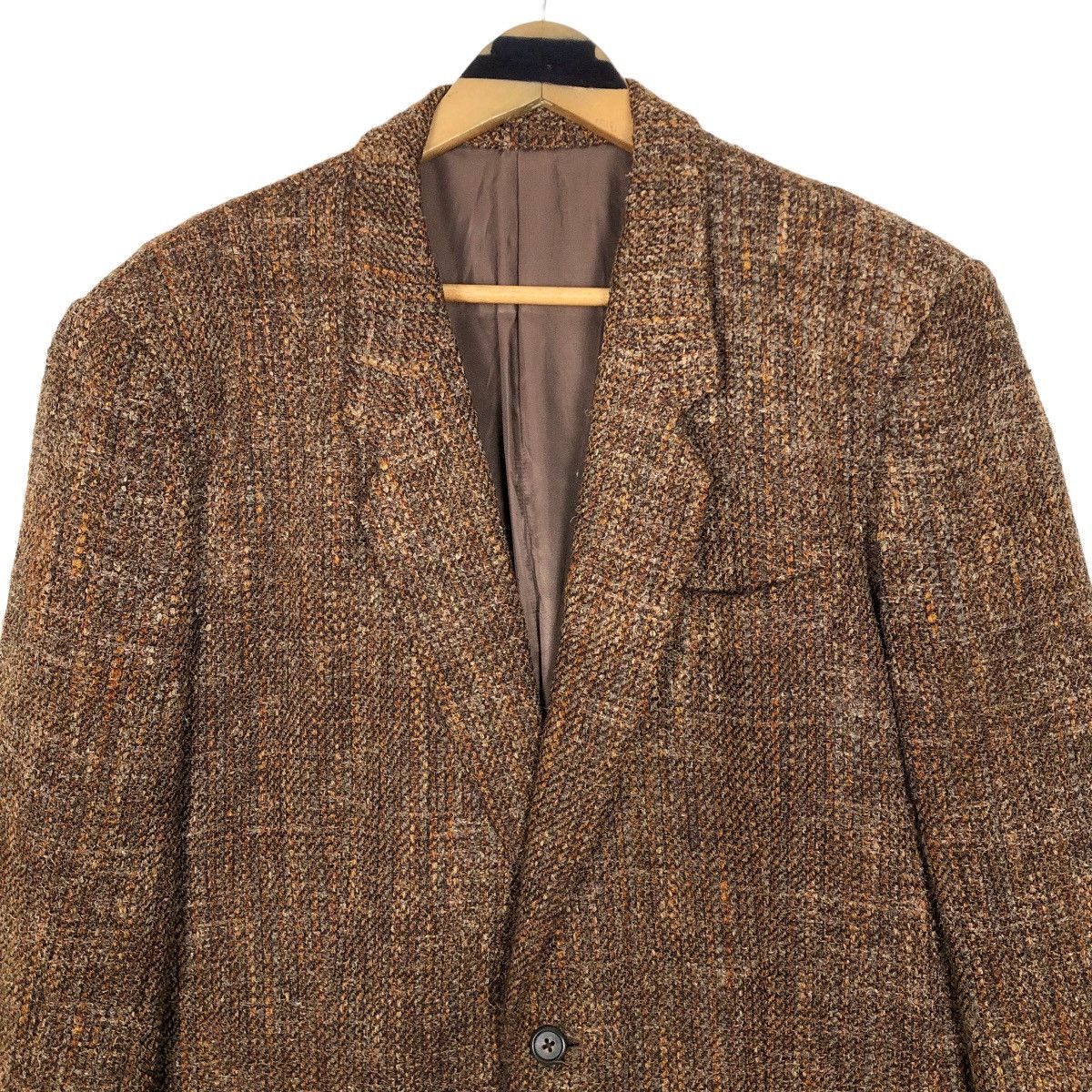 Yohji Yamamoto Vintage 80s Y’s For Men Yohji Yamamoto Wool Tweed Coat Size US L / EU 52-54 / 3 - 7 Thumbnail